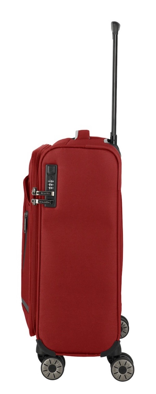 travelite Handgepäck-Trolley »JETPACK Multi Light 4 Cabin, konzipiert für Condor & Ryanair« 37 l 4 Rollen Weichgepäck-Koffer Handgepäck für die meisten gängigen Airlines