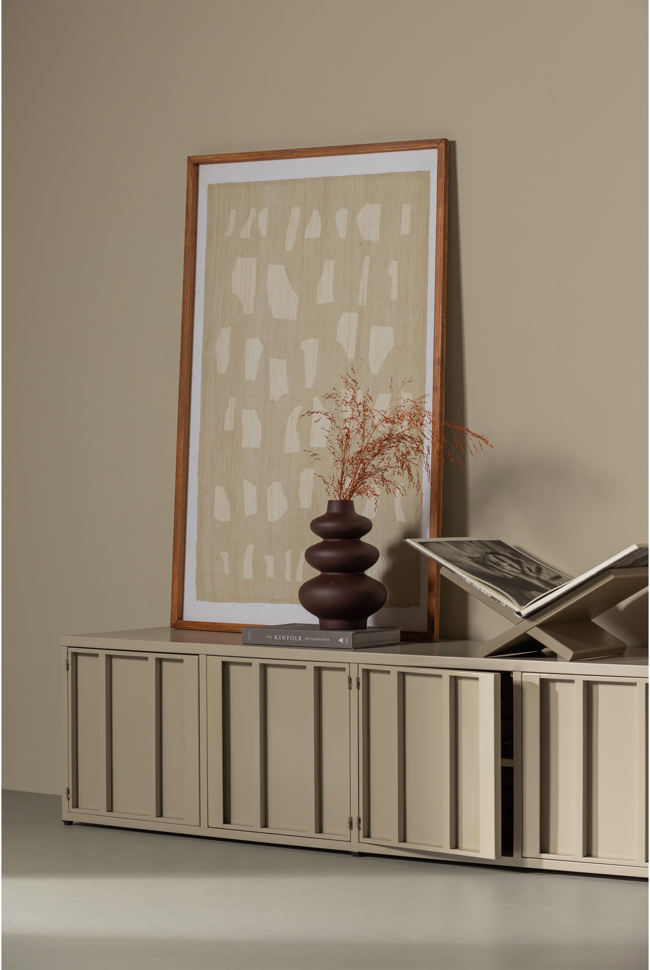 WOOOD Lowboard »WOOOD LEVEL TV-SCHRANK METALL« Level TV-Möbel WOOOD mit Stauraum, Stil und ordentliche Kabelführung