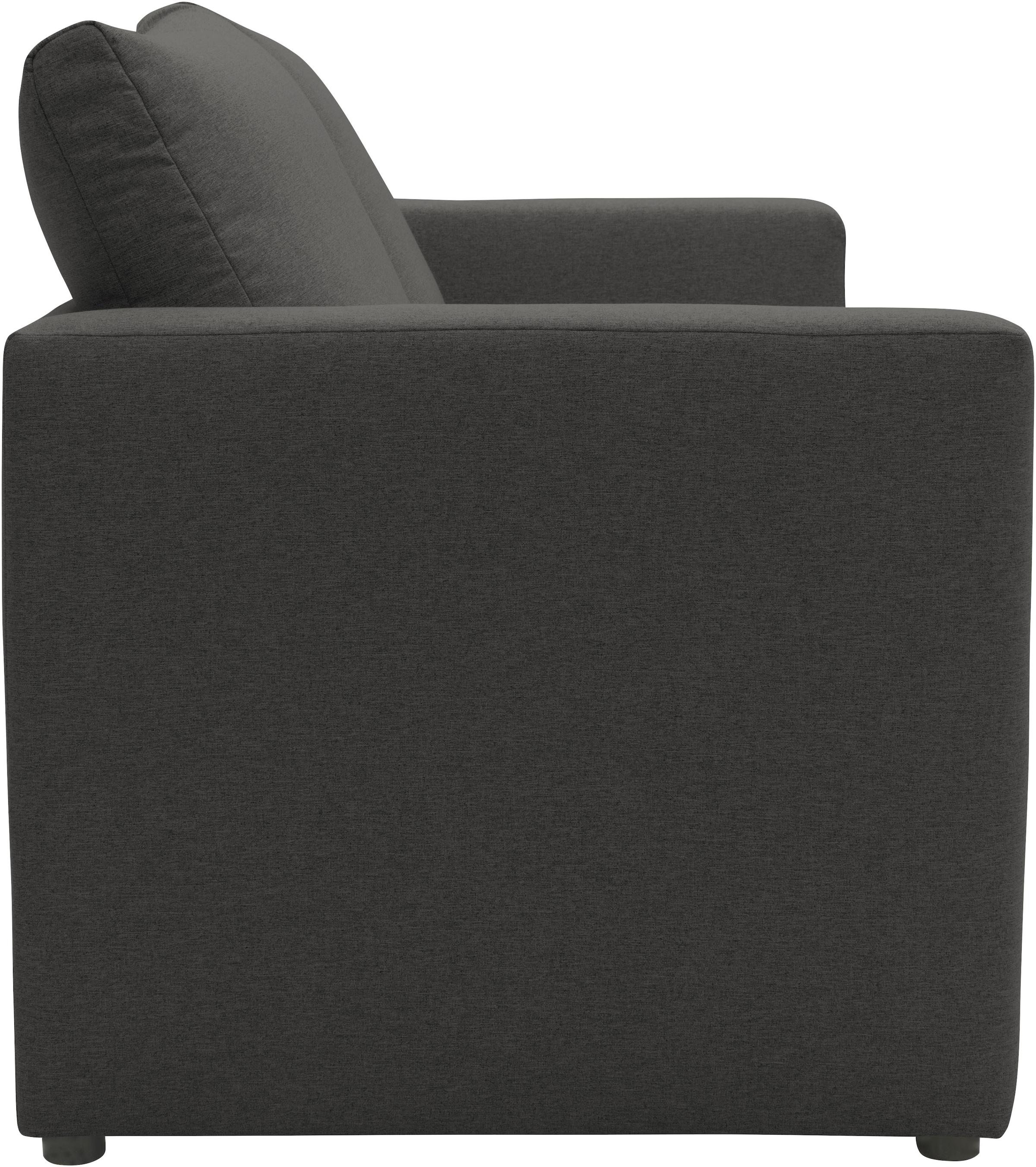 DOMO collection 2-Sitzer »800015 B/T/H: 178/80/90 cm«, Sitzfläche mit Federkern, inkl. 2 Rückenkissen