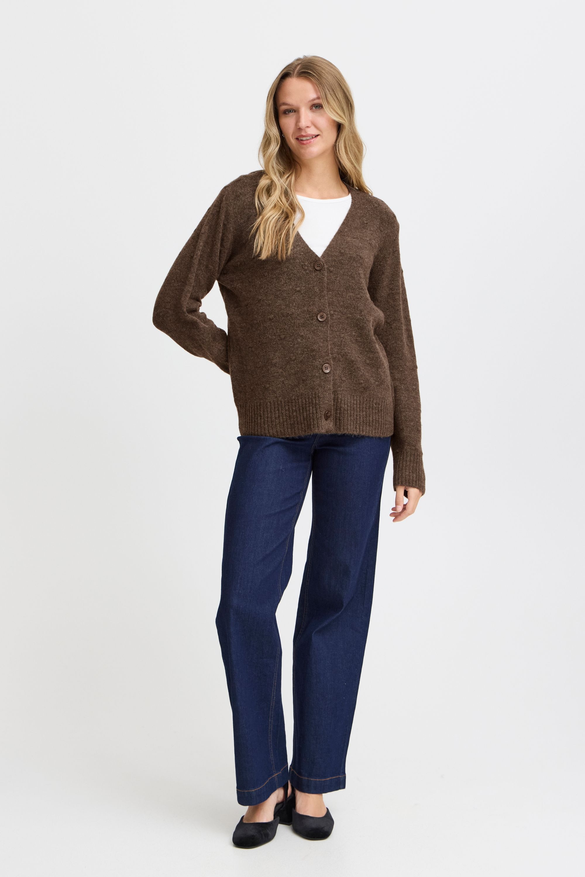 fransa Strickjacke »Strickjacke FRELISE CAR 1«