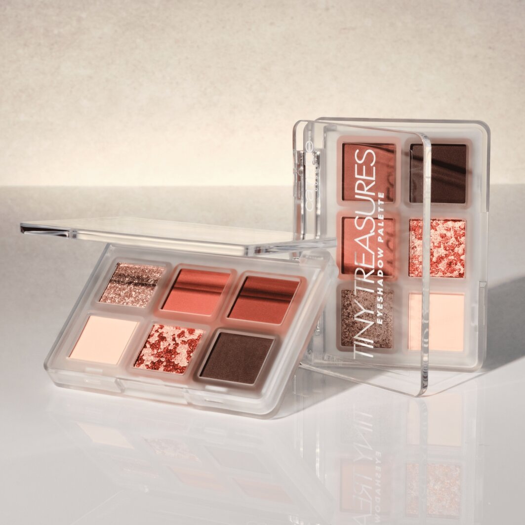 Catrice Lidschatten-Palette »Tiny Treasures Eyeshadow Palette«, Matt, schimmernd und metallisch, kompakt und reisefreundlich, vegan.