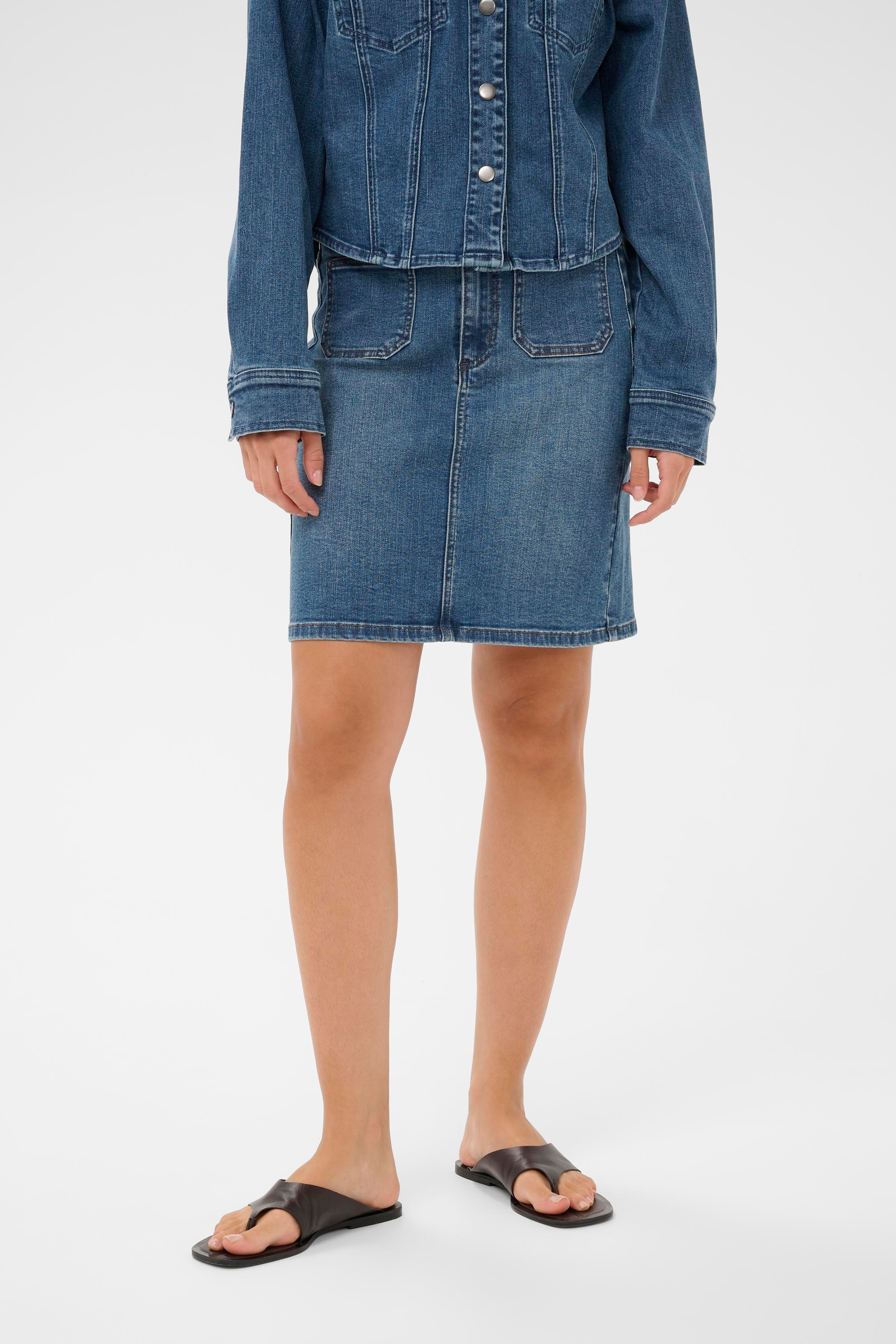 KAFFE Jeansrock »Denimrock KAkarla«