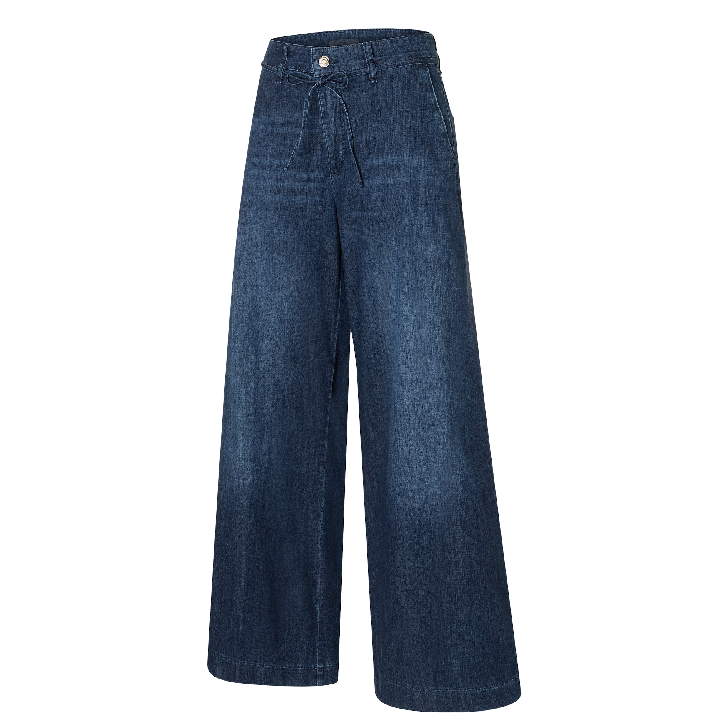 MAC Weite Jeans »WENDY« mit Denim-Binde-Gürtel