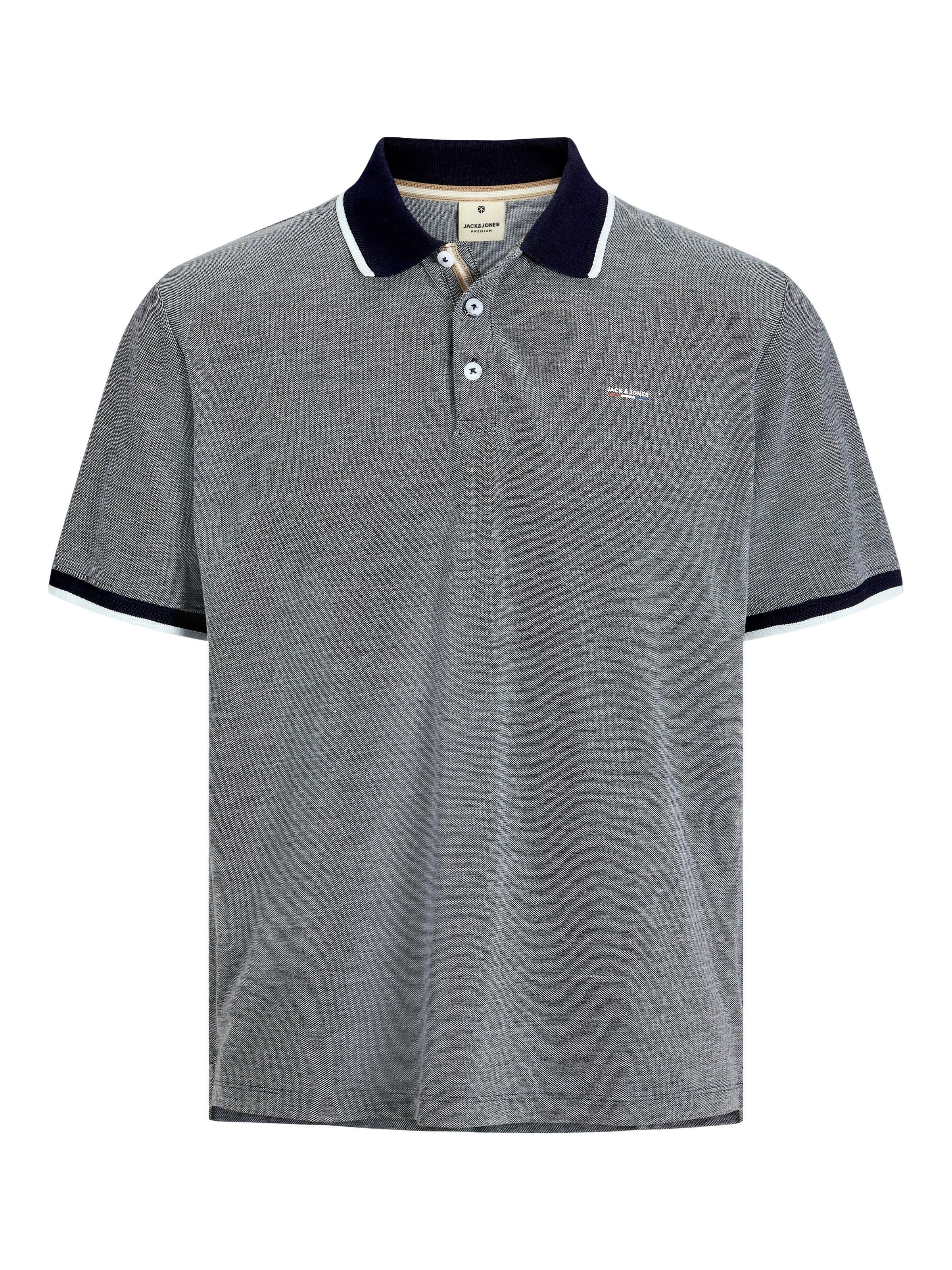 Jack & Jones Poloshirt »JPRBLUALVES SS POLO SN« mit Logo Stickerei