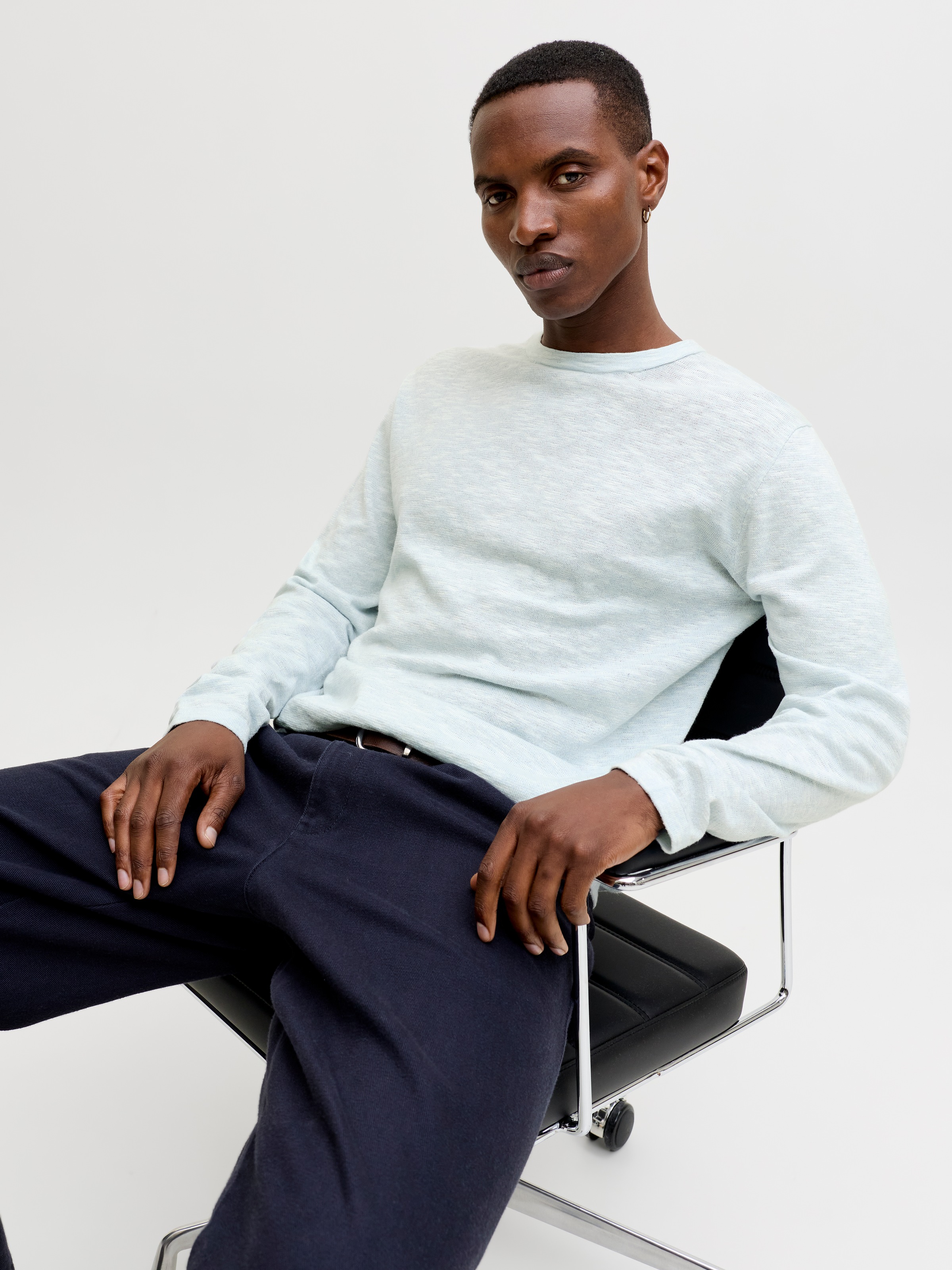 Jack & Jones Rundhalspullover »JJESUMMER KNIT CREW NECK SN« mit Rundhalsausschnitt