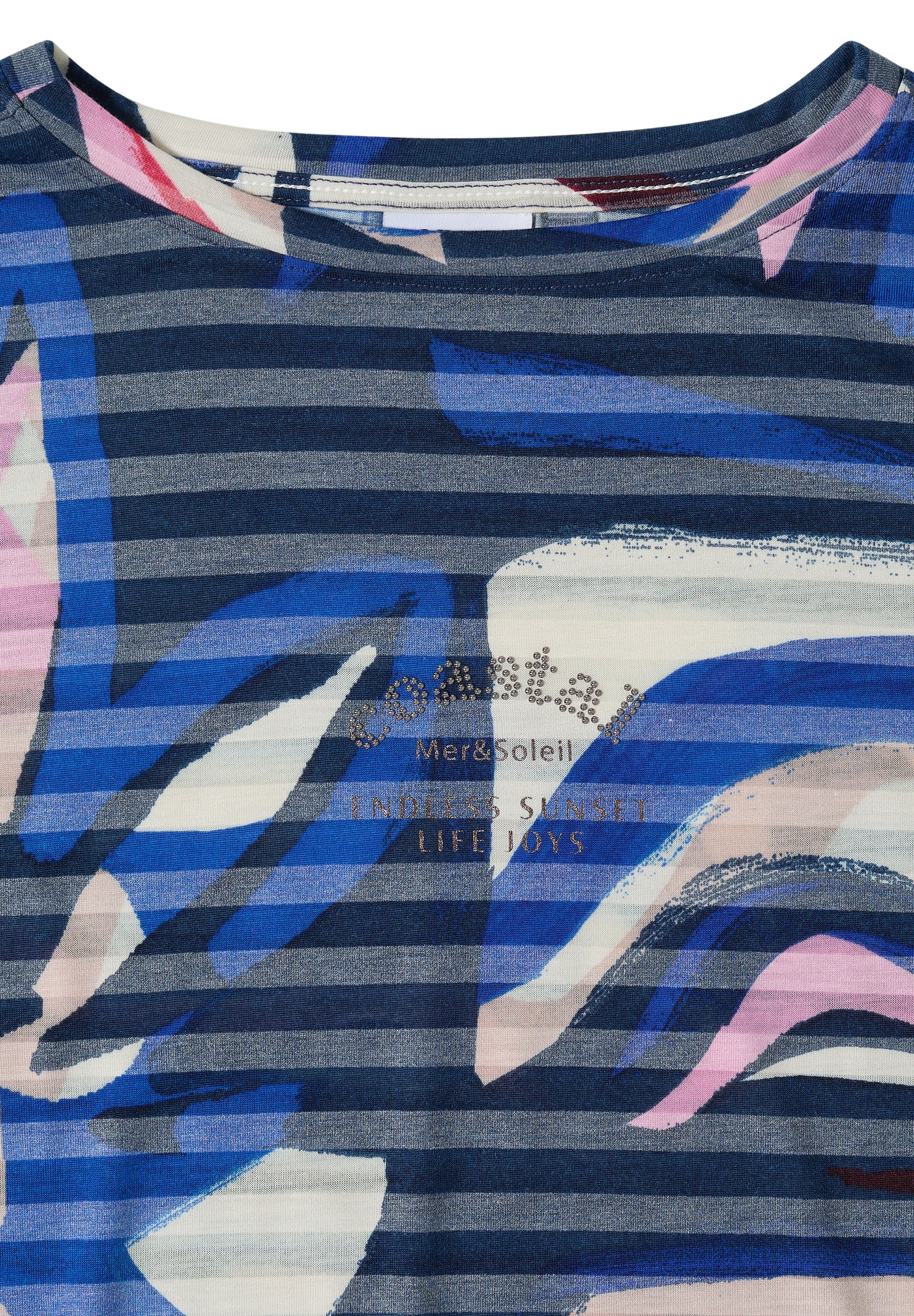 Cecil T-Shirt mit All-Over Print