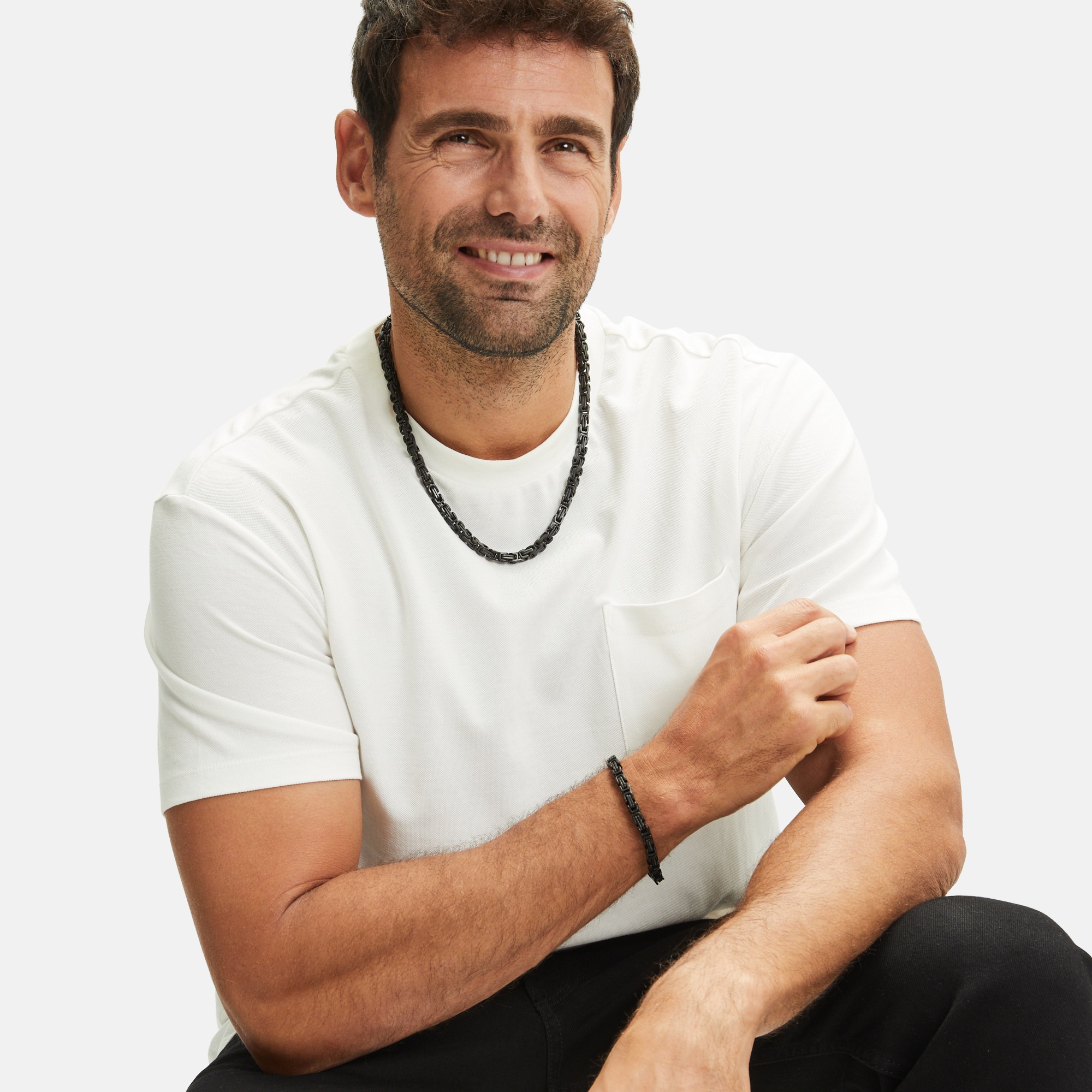 FYNCH-HATTON Königskette »Schmuck Geschenk Edelstahl Halskette The King Chain«