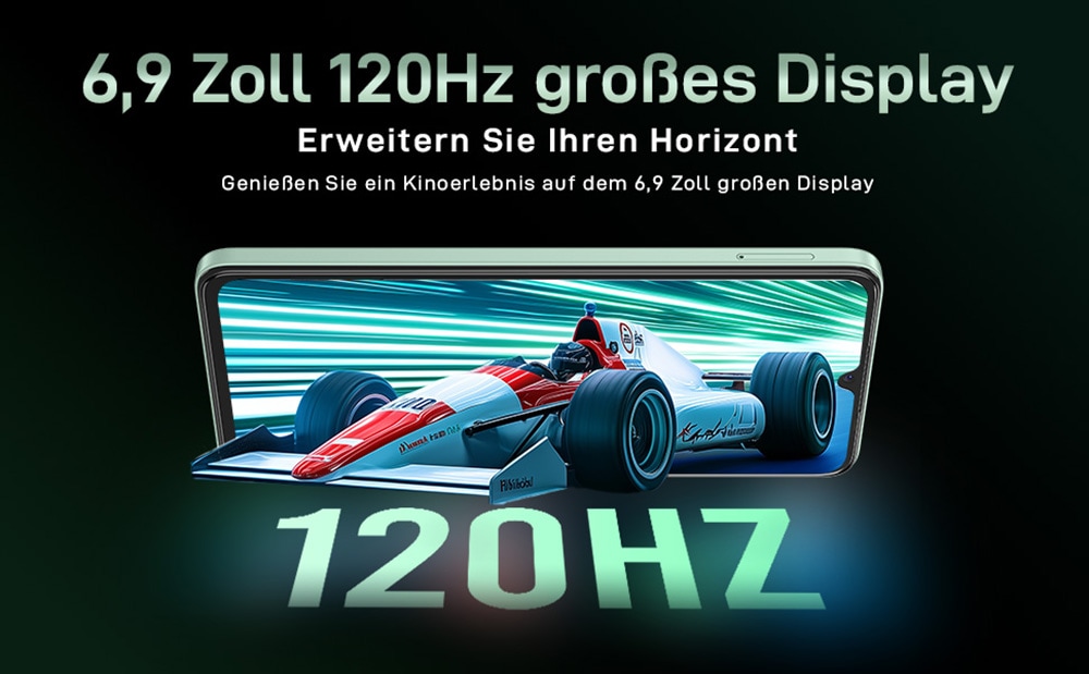 ZTE Smartphone »Blade V70 Max« Lake Green