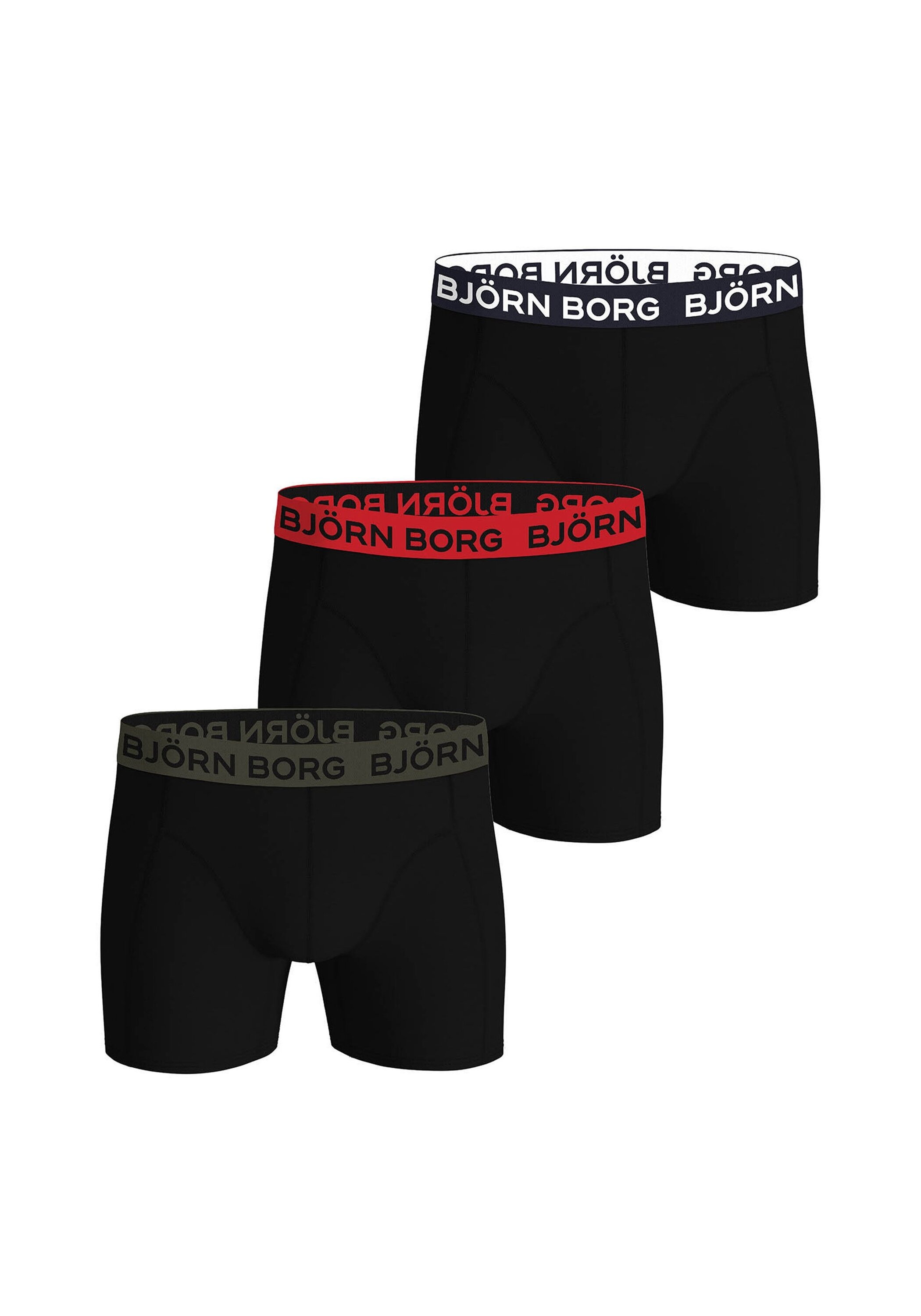 Björn Borg Boxershorts »Boxershort Cotton Stretch Boxer Trunks 3P 3er Pack«