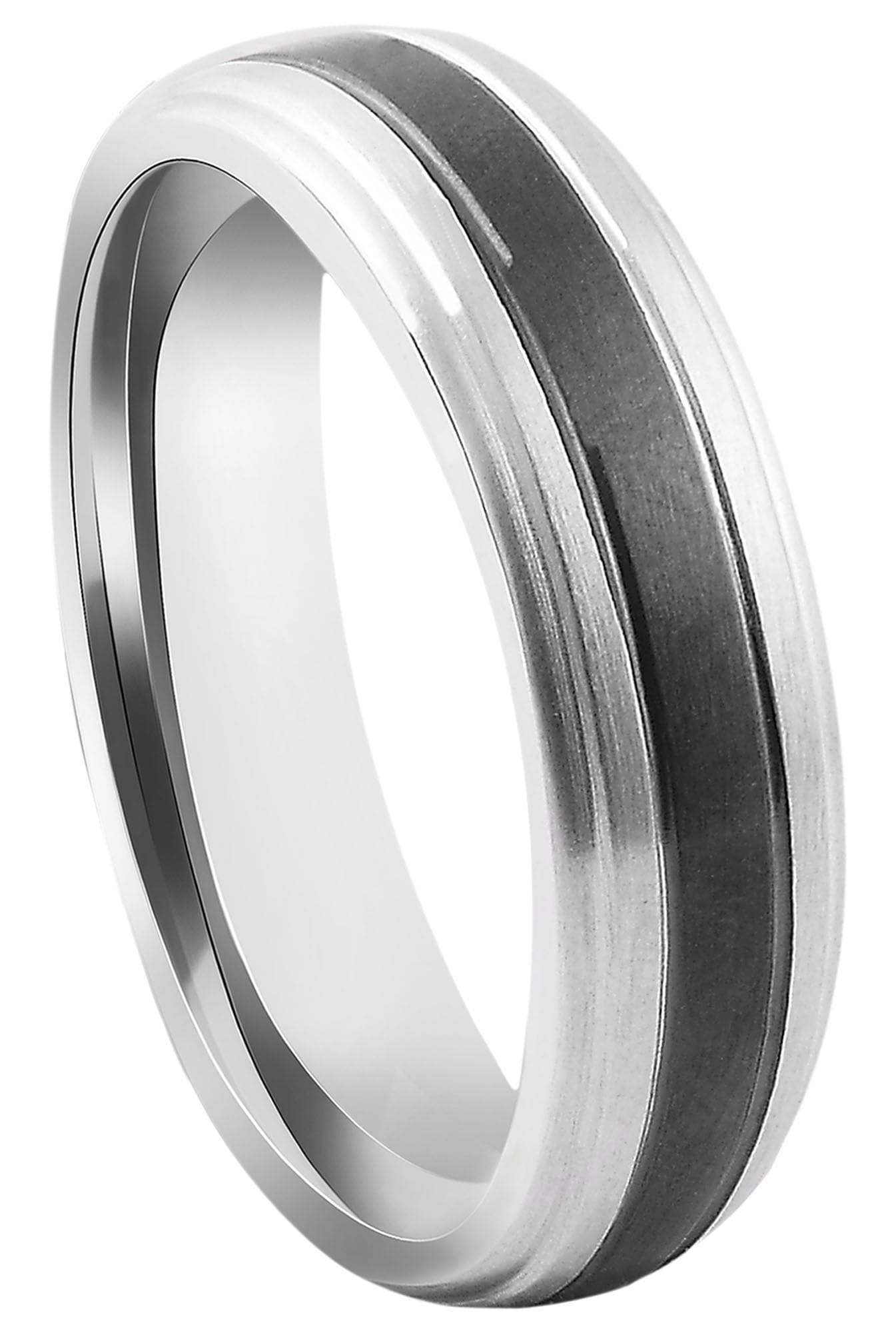 Adelia´s Fingerring »Herren Ring aus Edelstahl«