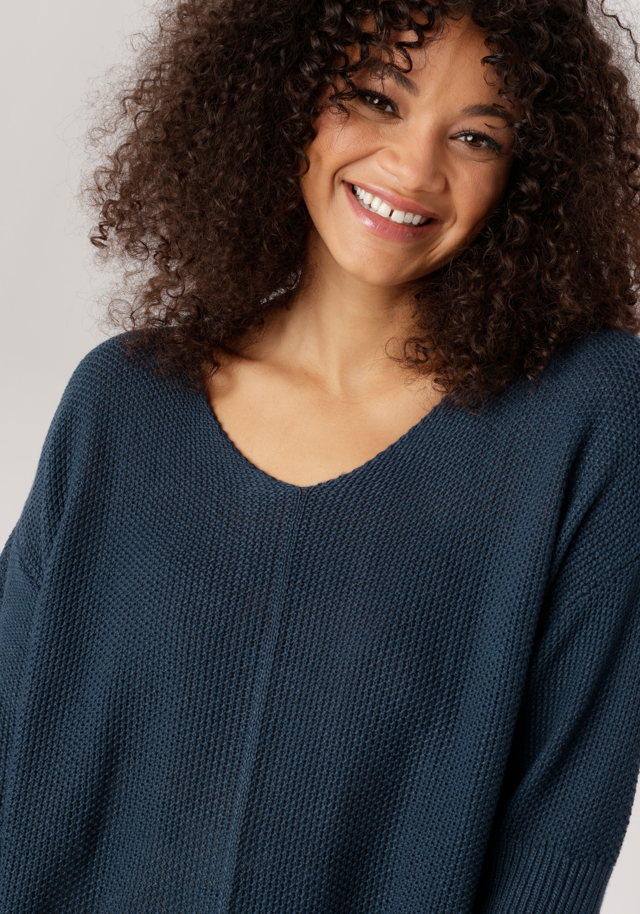 Aniston PLUS Strickpullover mit tollem Strickmuster - NEUE KOLLEKTION