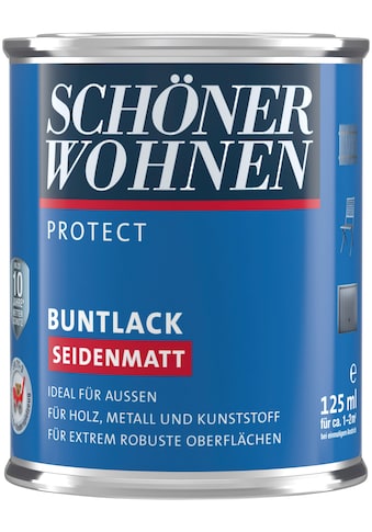 SCHÖNER WOHNEN-Kollektion Lack »Protect Buntlack«, (1), 125 ml, naturgrau, seidenmatt,... kaufen