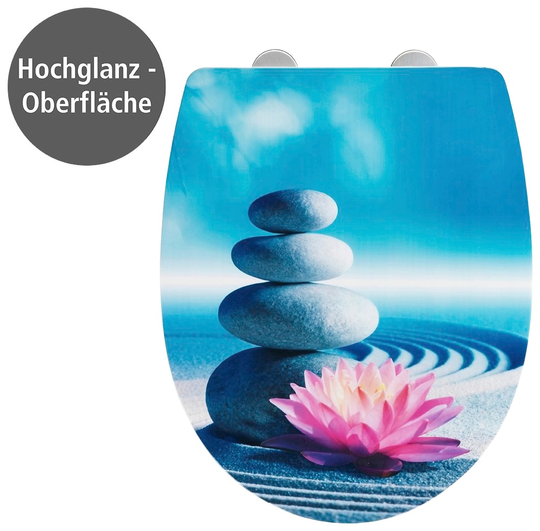 WENKO WC-Sitz »Spirit High Gloss«, (1 St.), Thermoplast