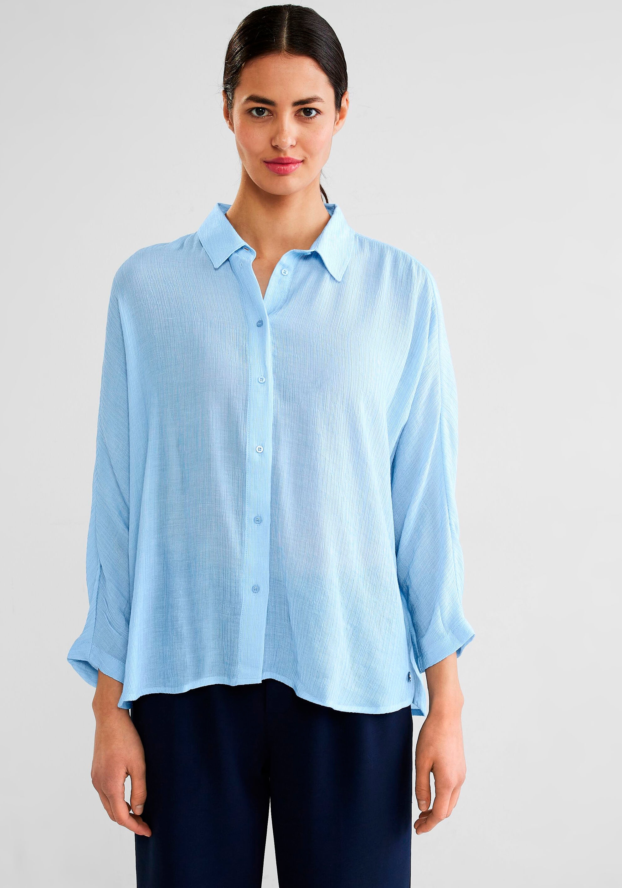 STREET ONE Hemdbluse, mit 3/4 Ärmeln bestellen online bei OTTO | Blusenkleider