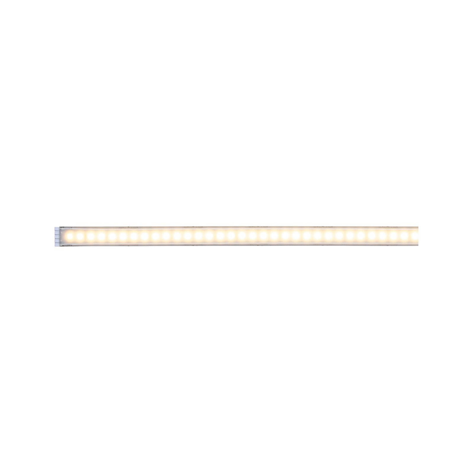 Paulmann LED-Streifen »MaxLED 1000 Stripe 1m IP44 Cover 2700K 12W 24V Silber Kunststoff«, 1 St.-flammig