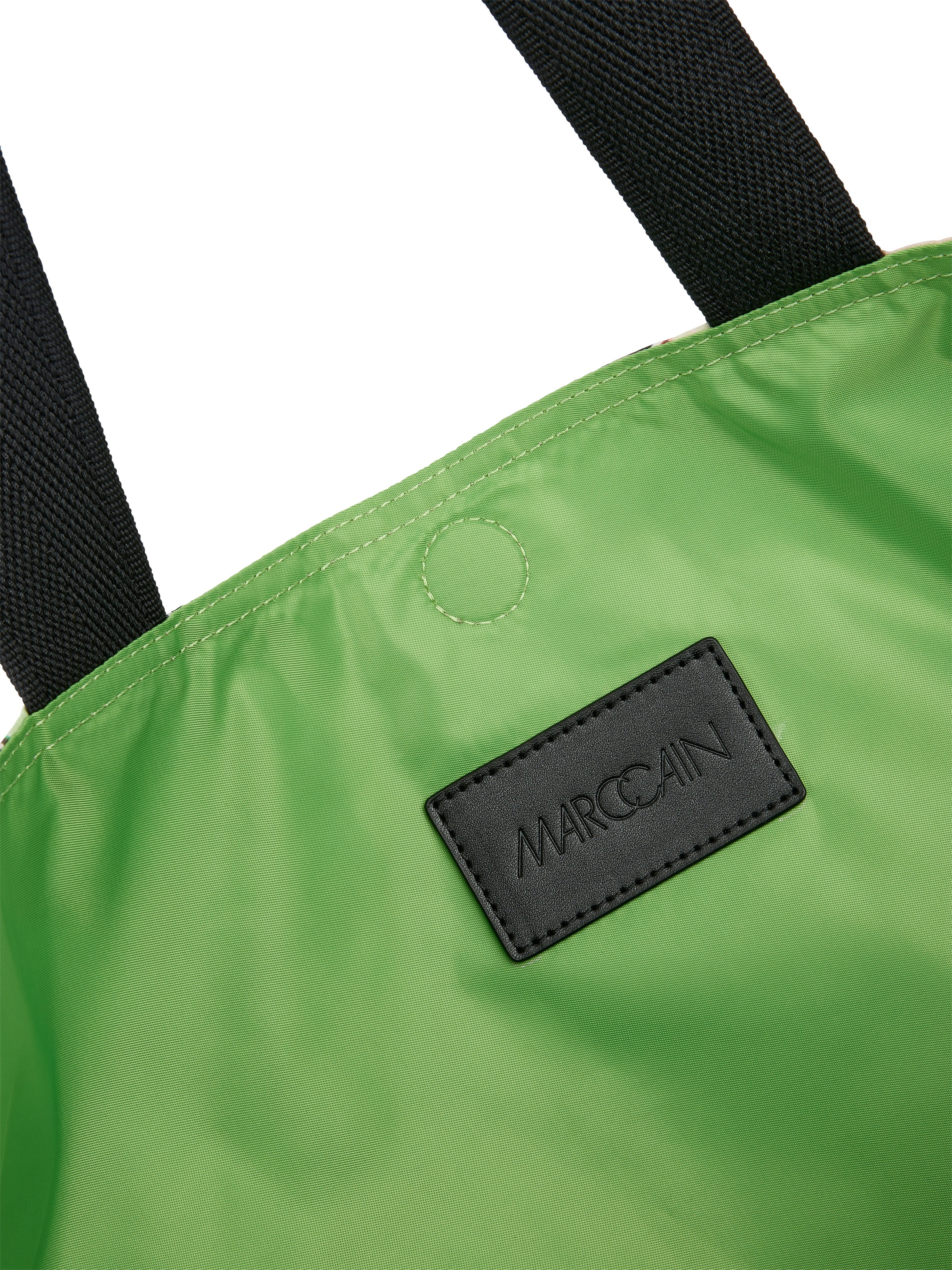 Marc Cain Shopper »"Happy Classics"«, Schultertasche, Sporttasche mit auffälligem Print