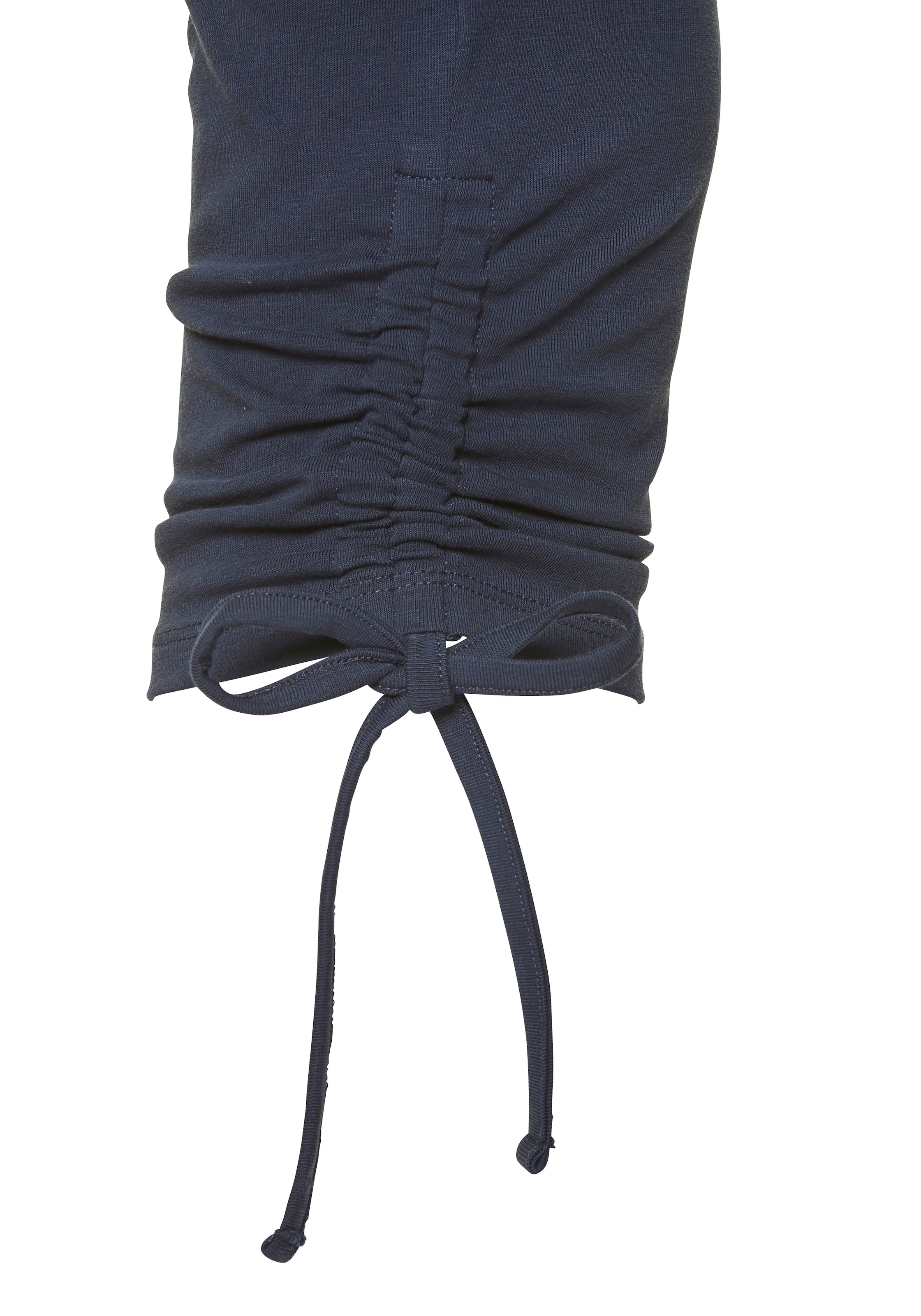 Beachtime Caprileggings  mit Raffung, 7/8-Länge, Basic, Stretch