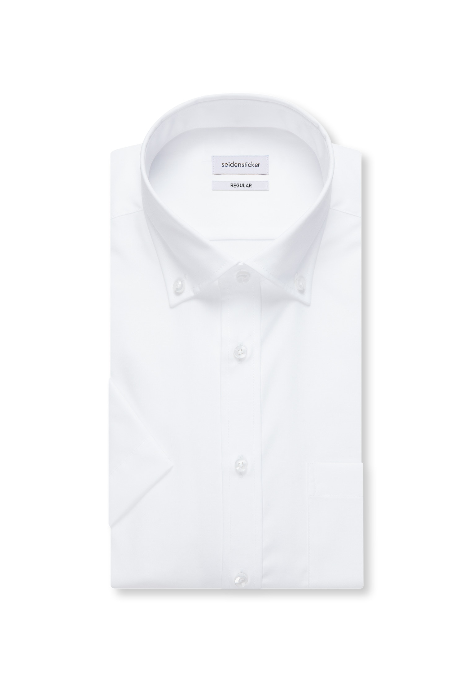 seidensticker Businesshemd »Schwarze Rose« Regular 1/2 Button-Down-Kragen Uni