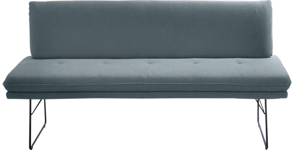 K+W Komfort & Wohnen Polsterbank 1 Stk. tlg. Spitzkissenoptik, Sitzsteppung, hoher Sitzkomfort, in 2 Größen wählbar