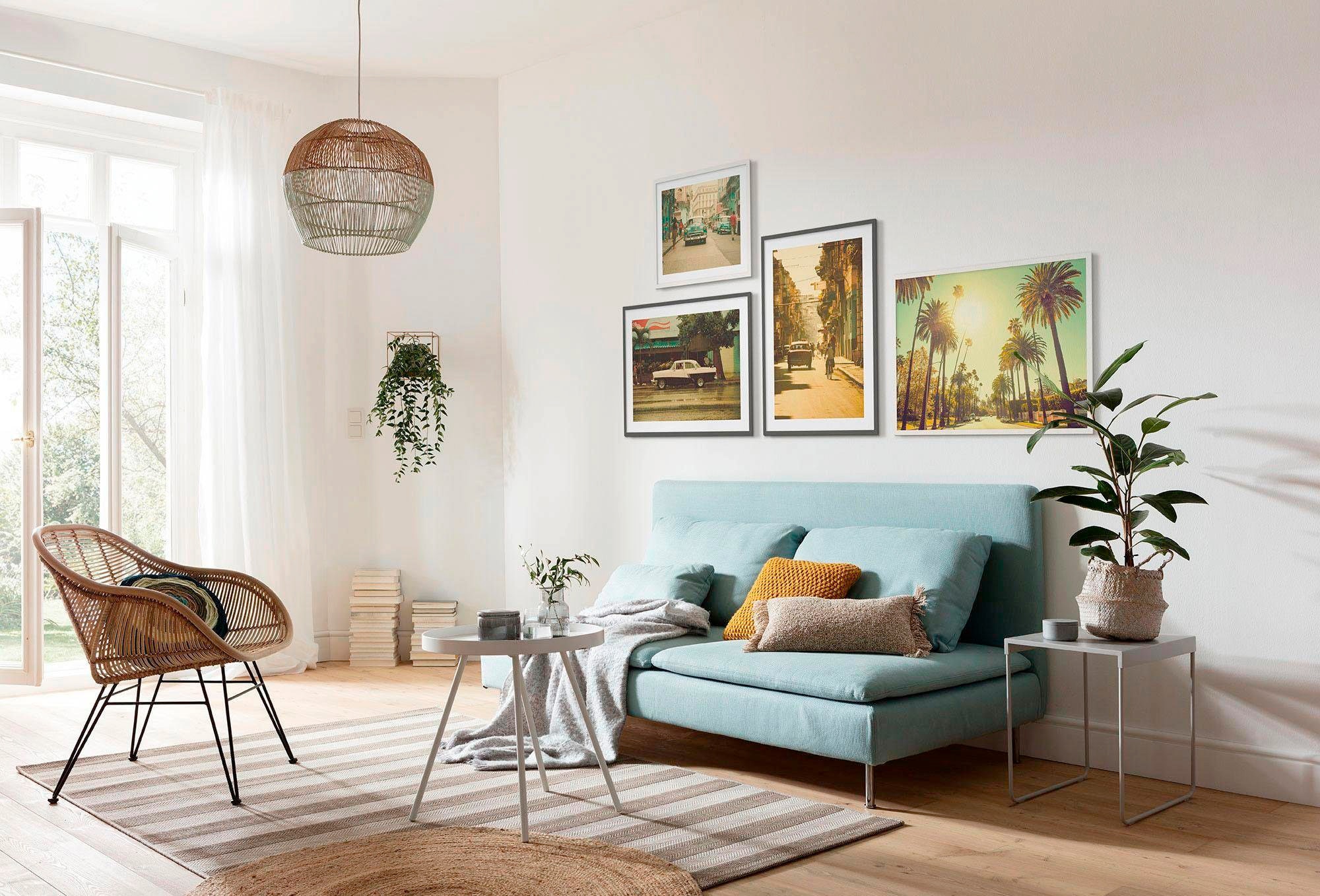 Komar Bild »Palm Alley« Städte 1 Stk. tlg. Wandbild zur Dekoration - ohne Rahmen