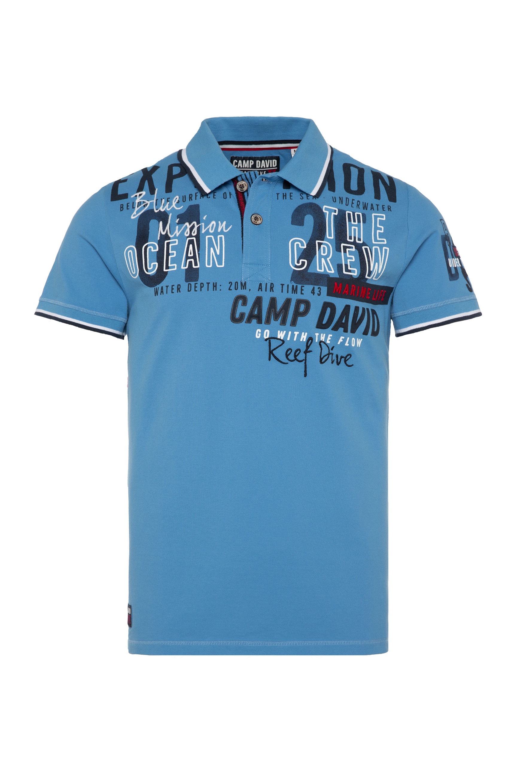 CAMP DAVID Poloshirt, bestellen bei Logoprägung OTTO online mit
