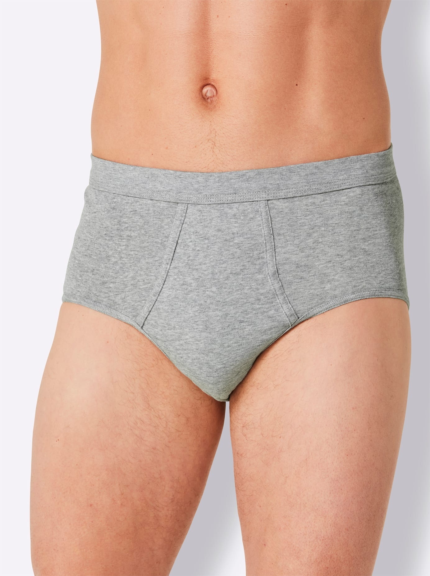 Kings Club Herren Slip 5 Stk. tlg. in grau, Größe 5