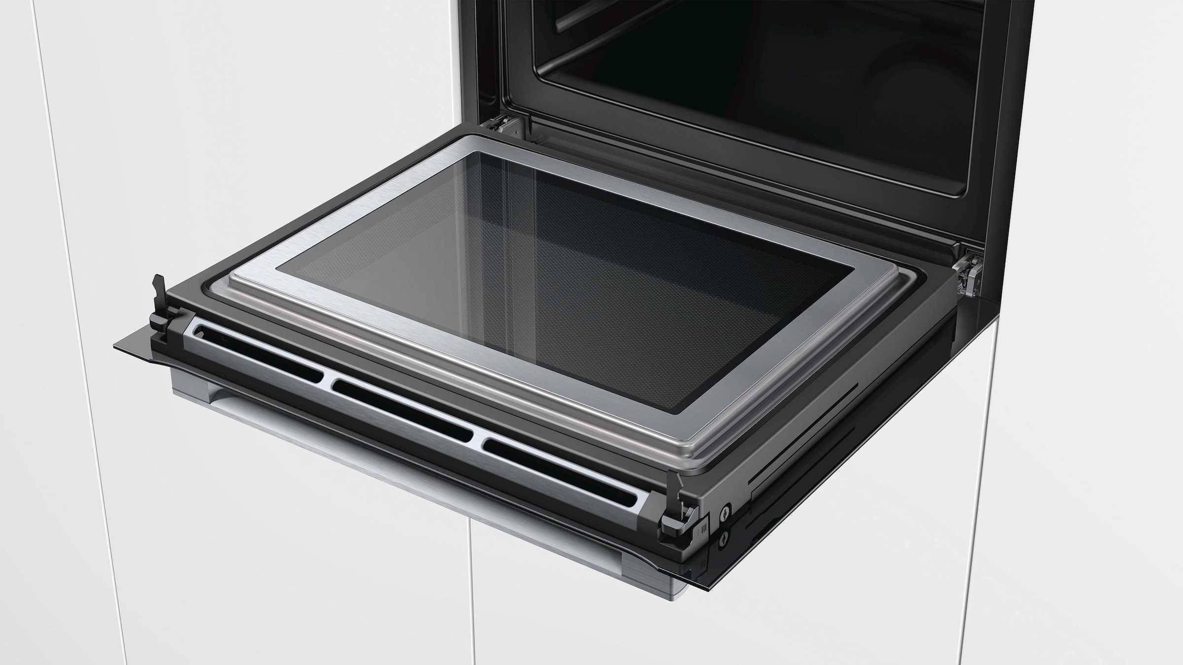 BOSCH Backofen mit Mikrowelle  »HMG6764B1«, mit 1-fach-Teleskopauszug, Pyrolyse-Selbstreinigung