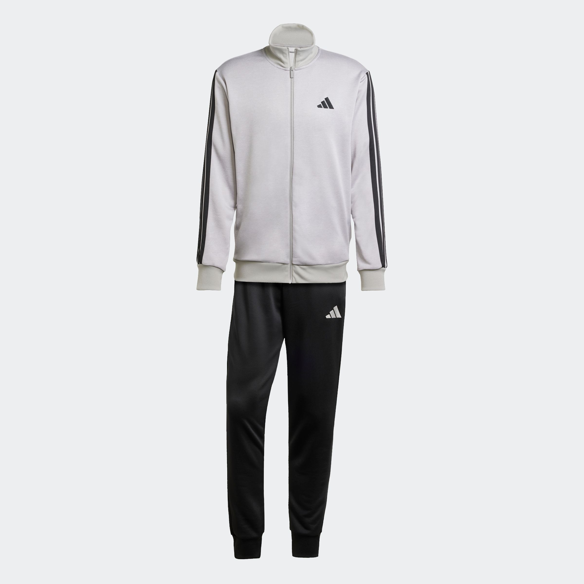 adidas Sportswear Trainingsanzug »M 3S FT TT TS«, (2 tlg.), drei Streifen Tracksuit aus weichem French-Terry-Material
