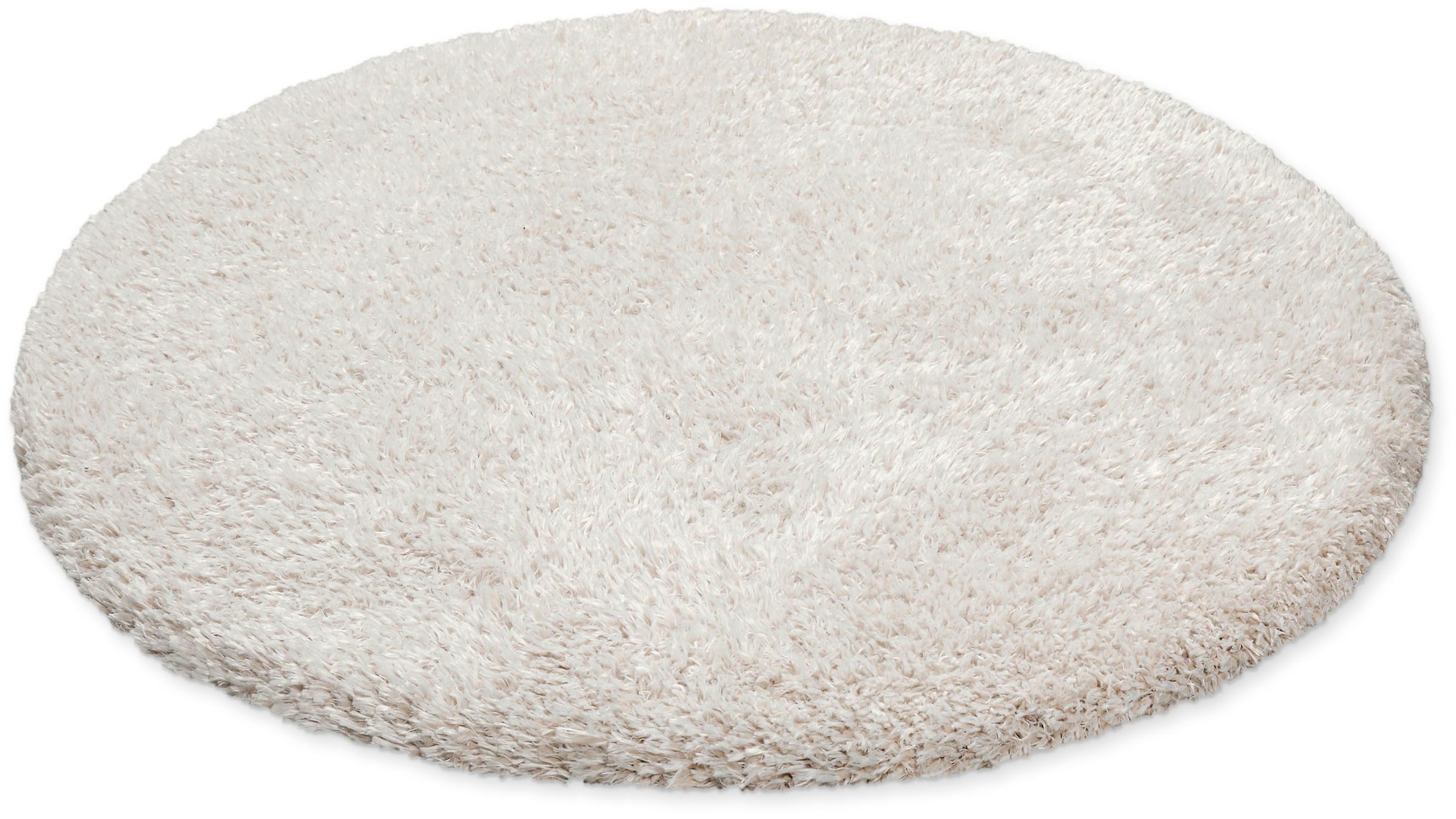 OTTO home Hochflor-Teppich »Josetta« rund 50 mm Höhe Langflor, Shaggy, dichter weicher Hochflor, uni farben, Wohnzimmer