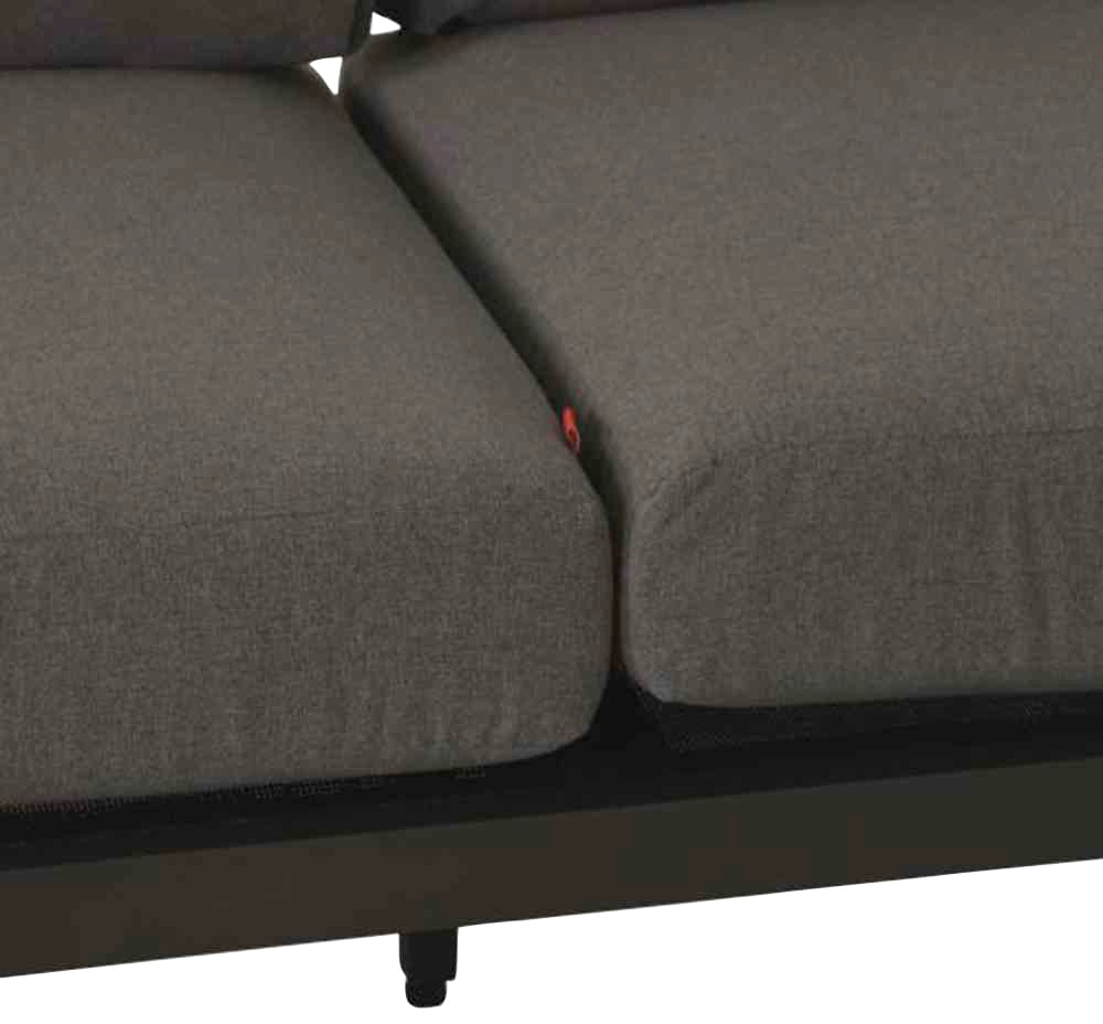 Siena Garden Loungesofa »Alvida«, Loungebank rechts, 2-Sitzer, BxTxH: 175x84x70 cm