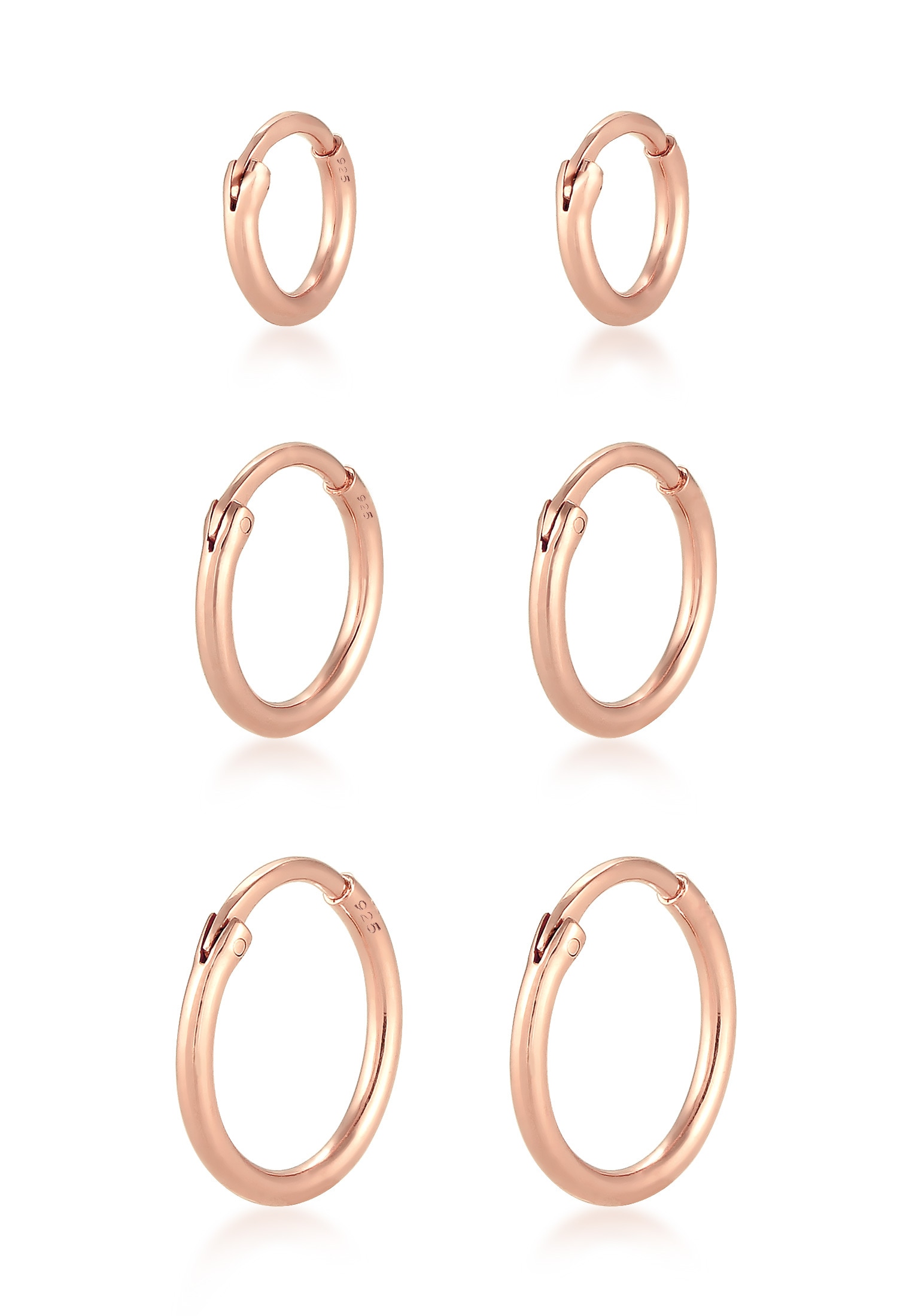 Elli Ohrstecker-Set »Ohrringe Ohrring Set Trio 925 Sterling Silber«