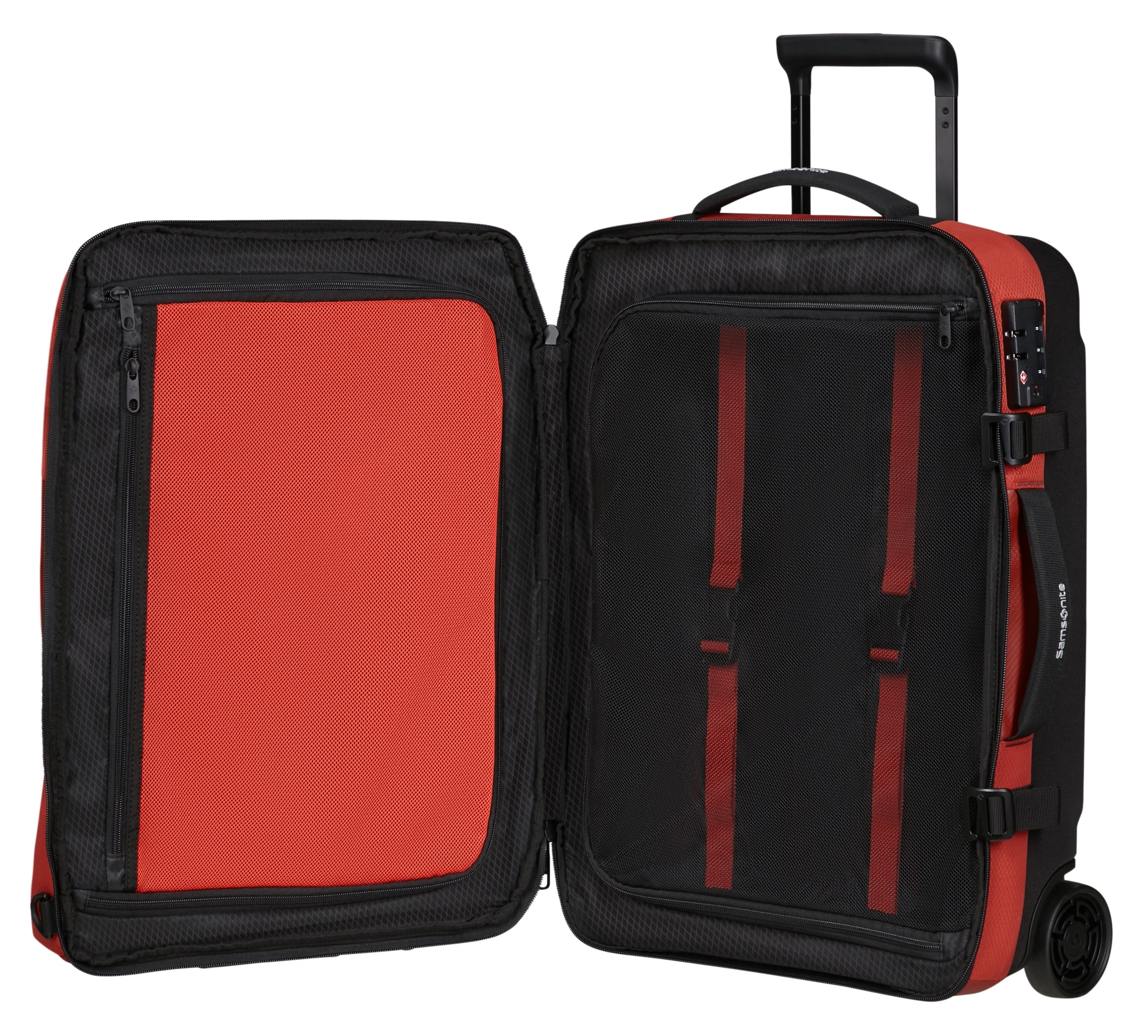 Samsonite Reisetasche »ARMOX, 55 cm« Duffle mit Rollen TSA-Schloss Packgurte Trolley-Gestänge