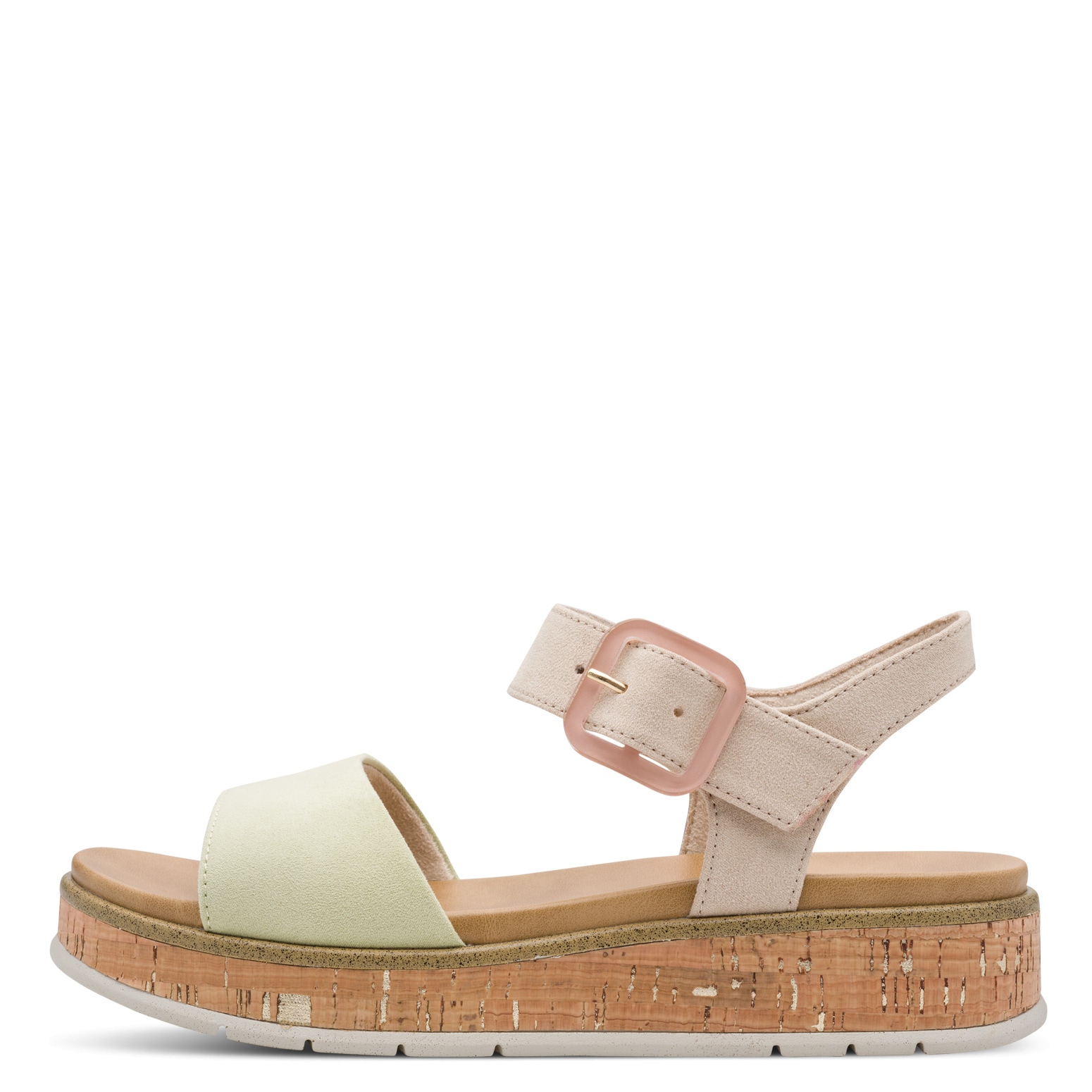 MARCO TOZZI Keilsandalette »GRADI«  Plateau, Sommerschuh, Riemchensandale mit Sohle im Kork-Look