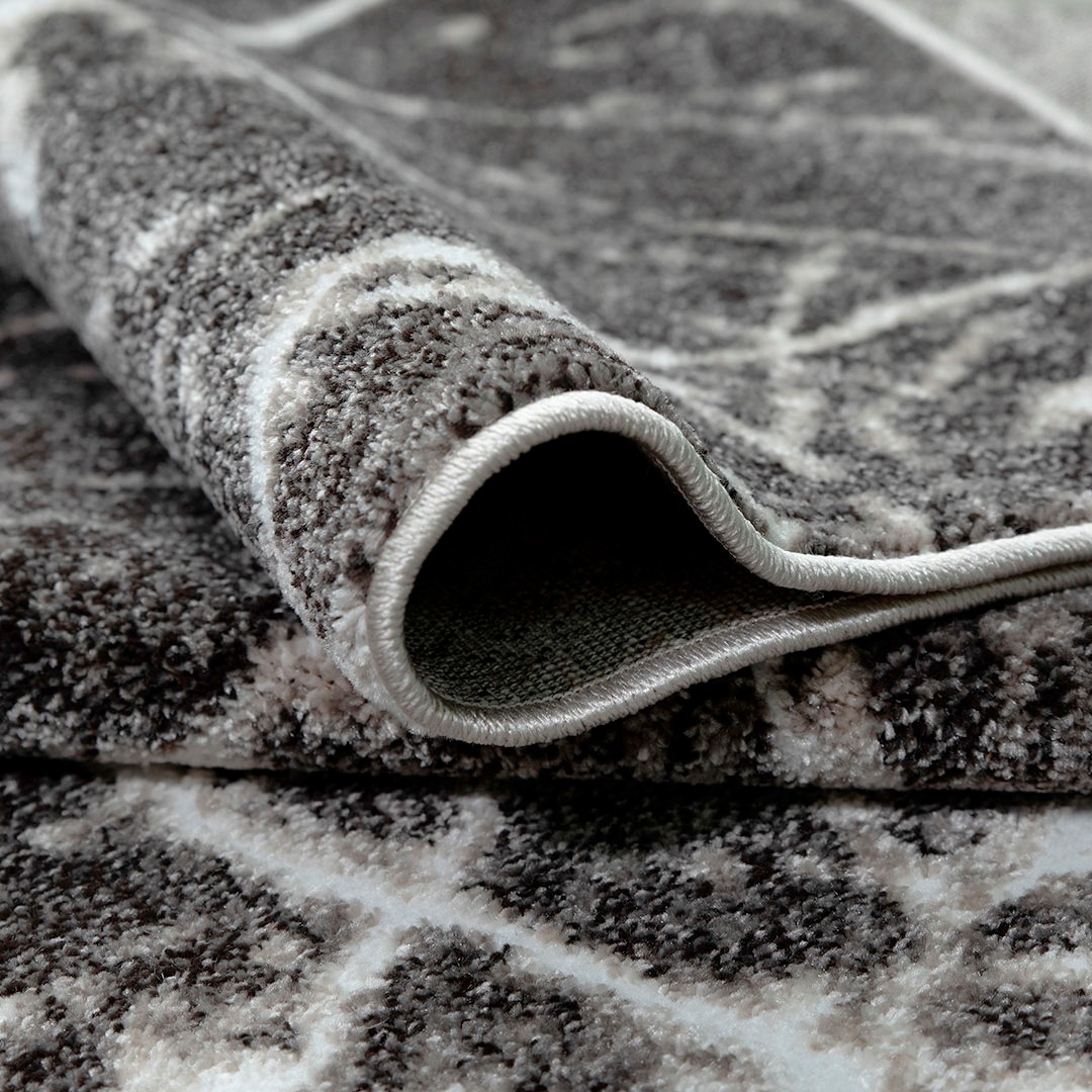 my home Teppich »Tjara«, rechteckig, 9 mm Höhe, Marmor-Design, mit besonders weichem Flor, Kurzflor, dichte Qualität