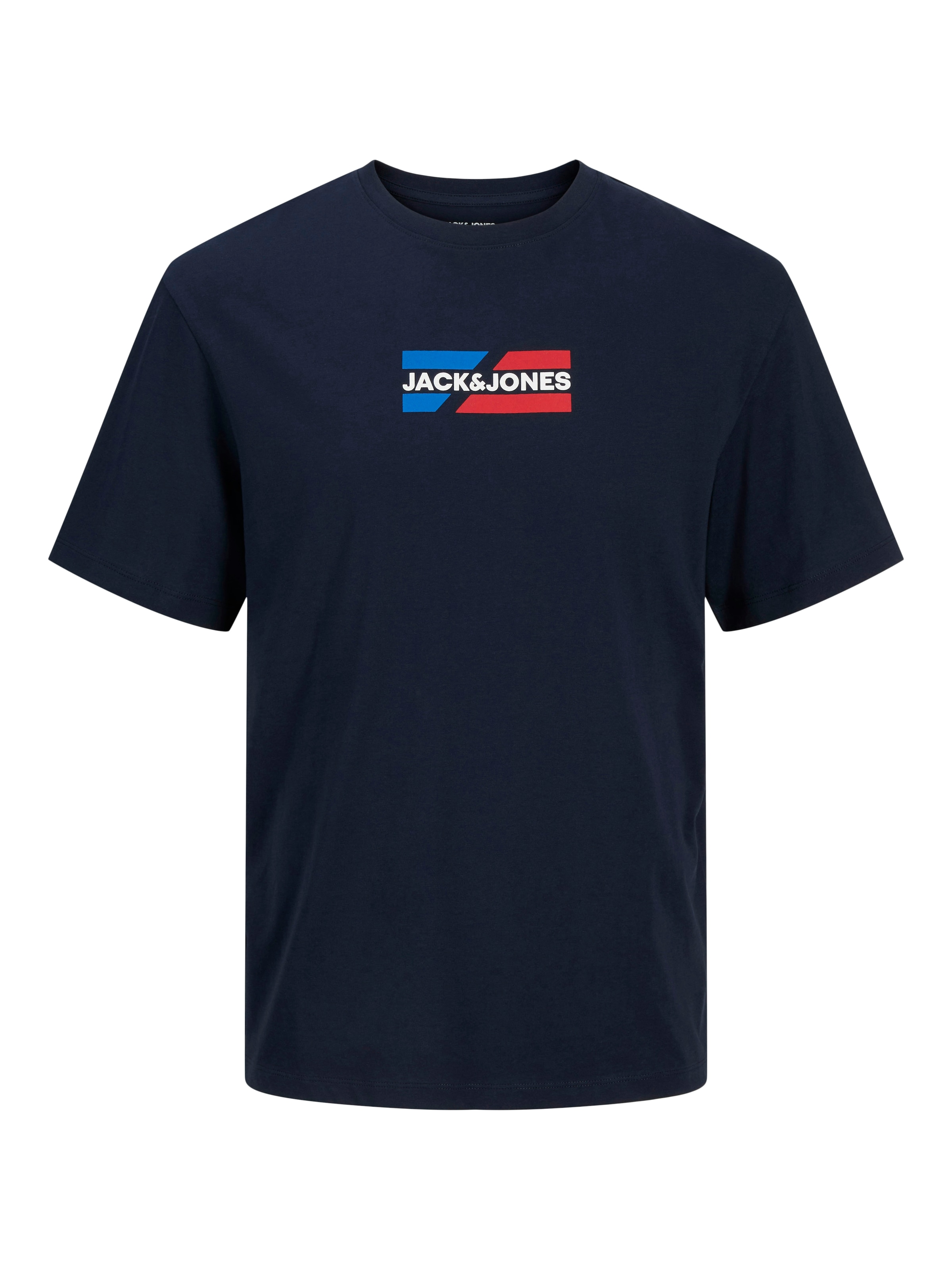 Jack & Jones Rundhalsshirt »JJECORP GRAPHIC TEE SS O-NECK NOOS«, mit Logo Print