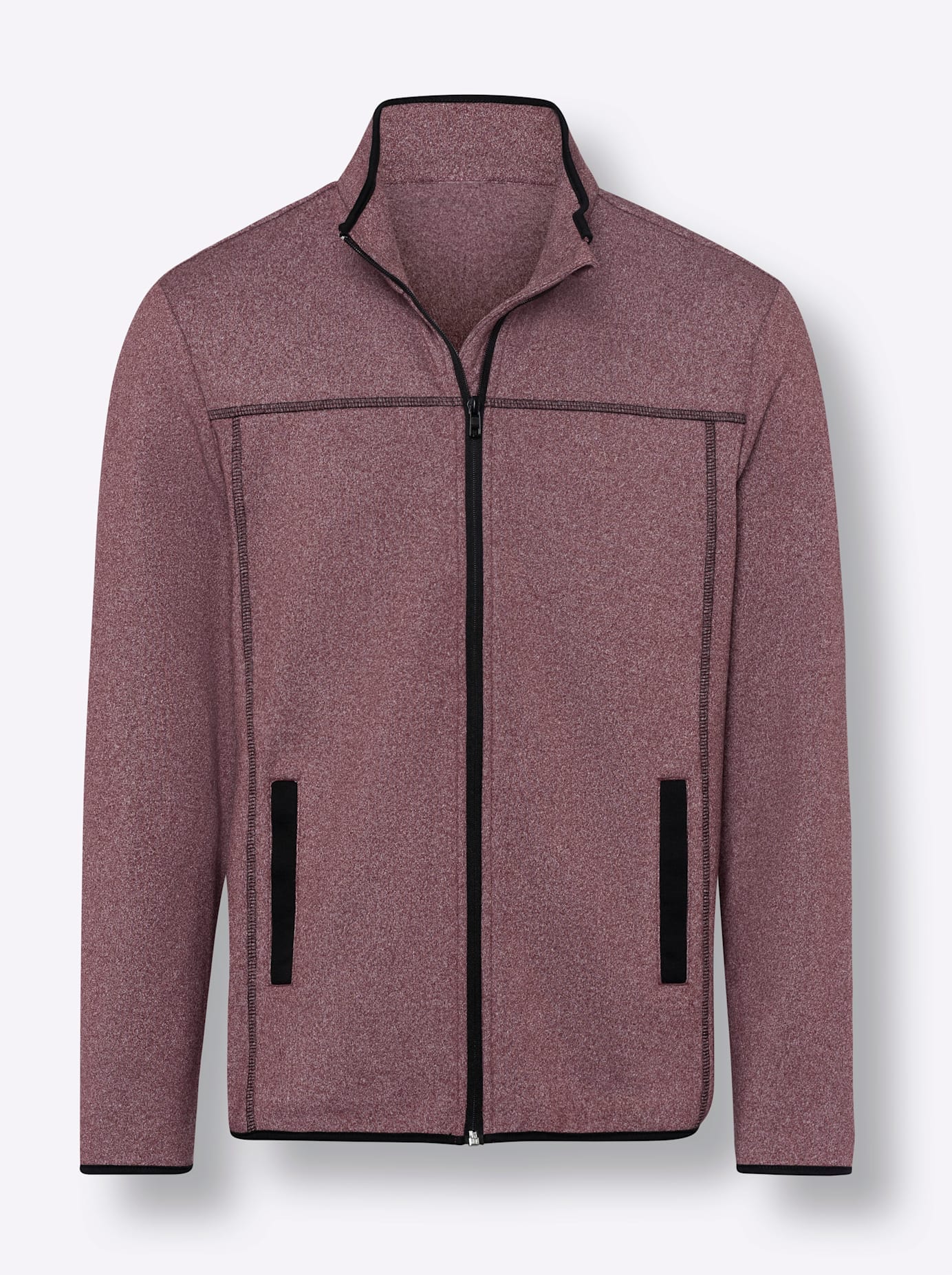 Classic Strickfleecejacke, ohne Kapuze