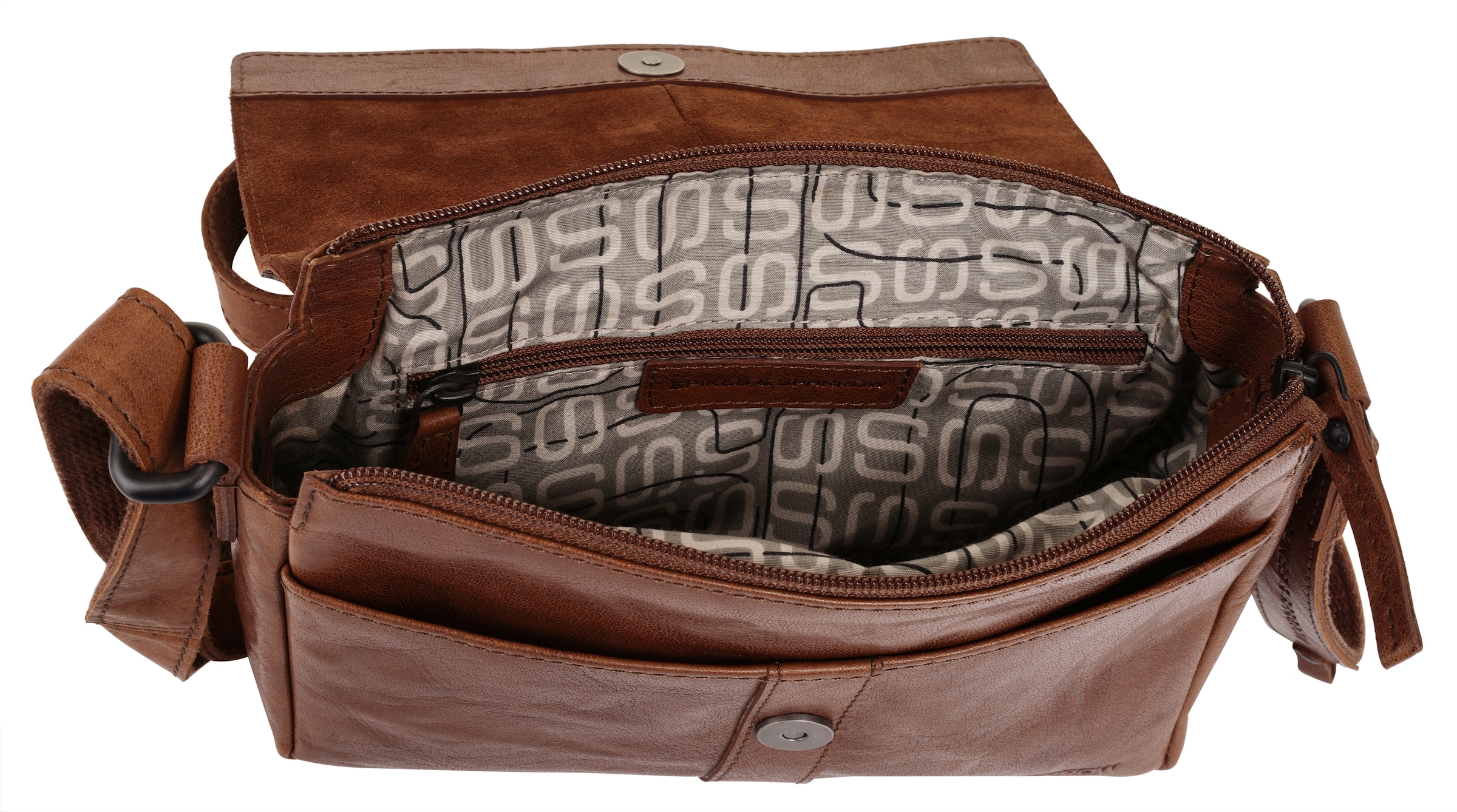 Spikes & Sparrow Umhängetasche »CROSS BODY«, echt Leder