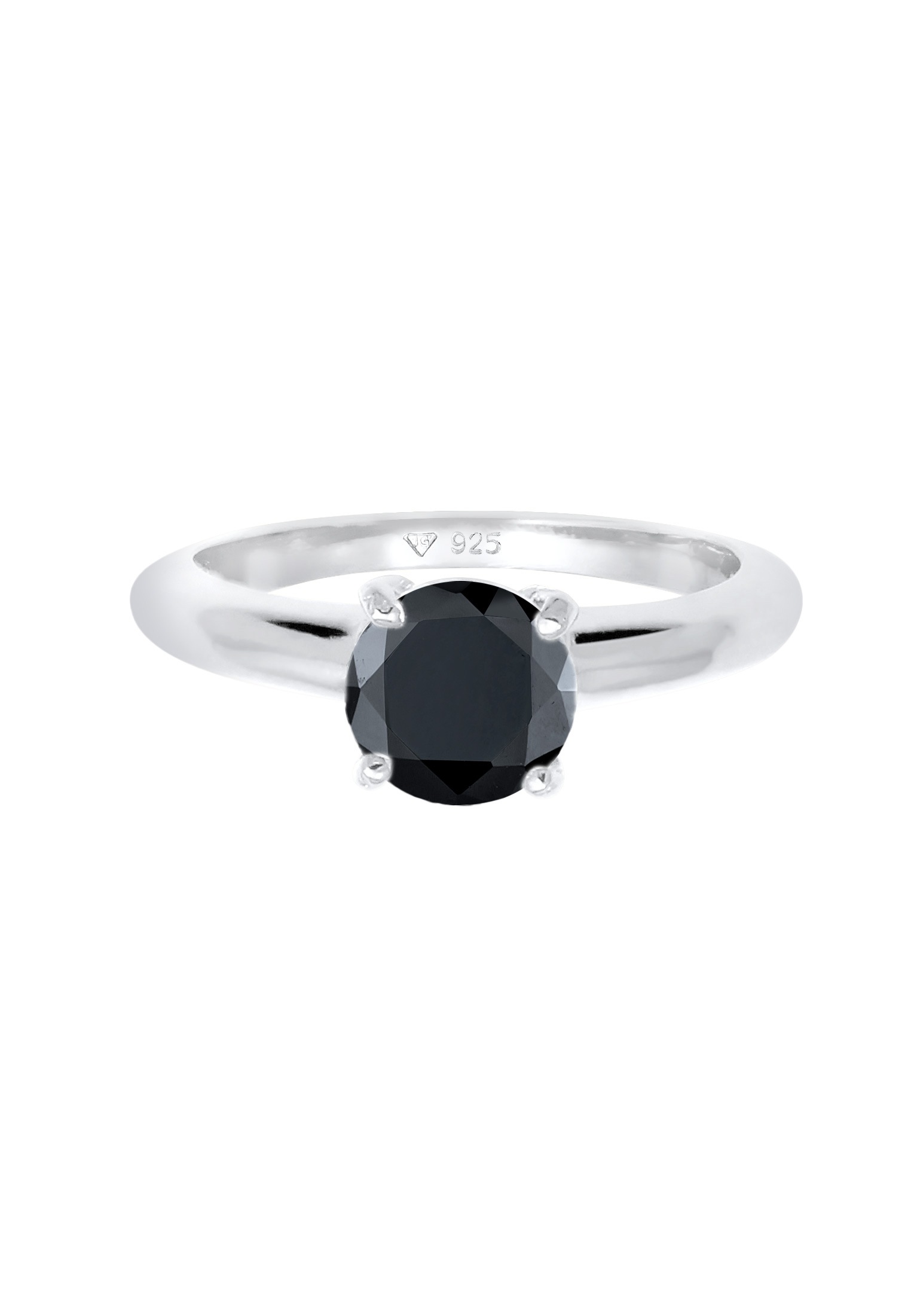 Elli Silberring »Ring Solitär Klassisch Zirkonia Verlobung 925 Silber«