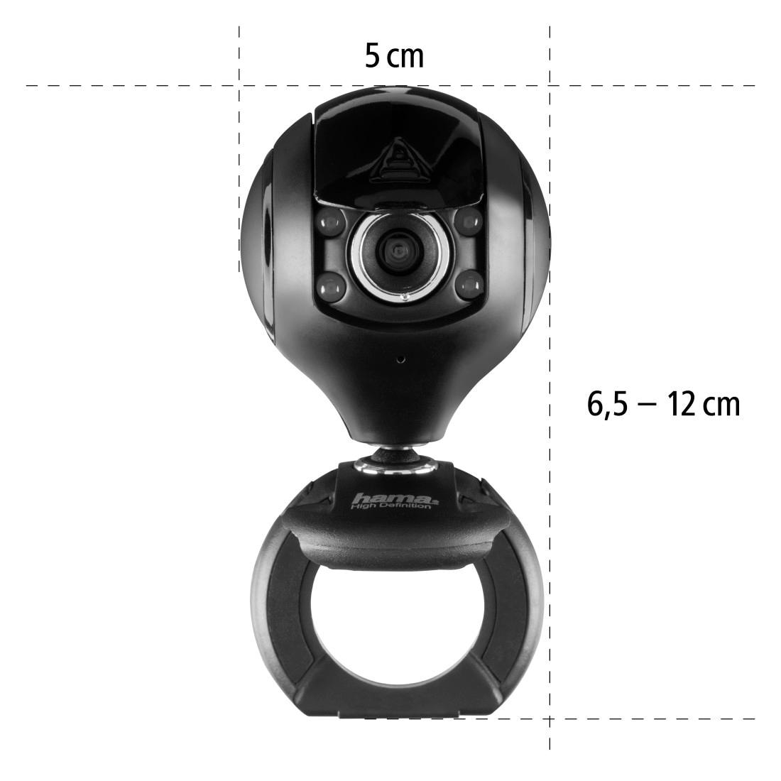 Hama Webcam »Webcam HD Qualität für Videotelefonie / Gespräche«, HD