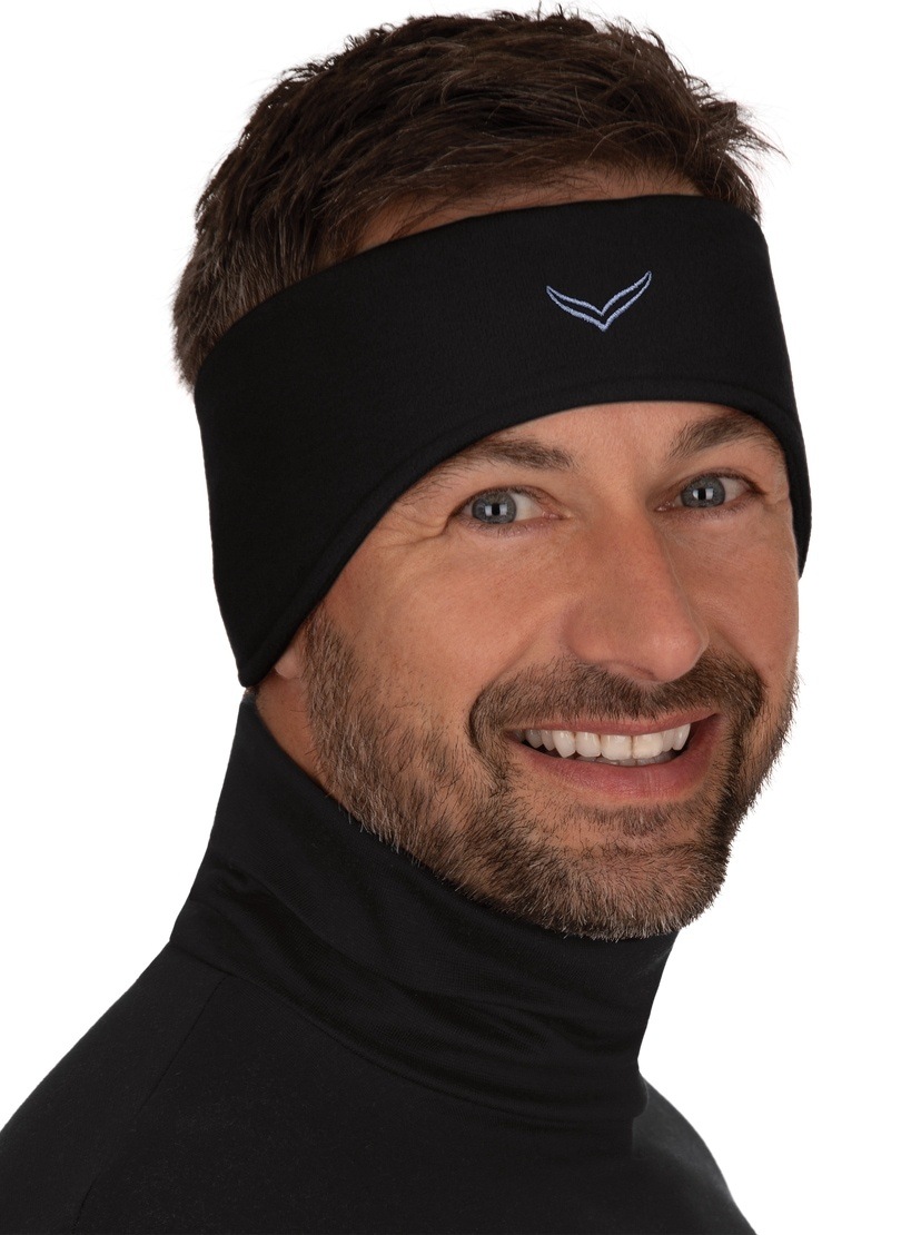 Trigema Herren Stirnband »TRIGEMA Fleecestirnband« 1 Stk. tlg. in schwarz, Größe 2