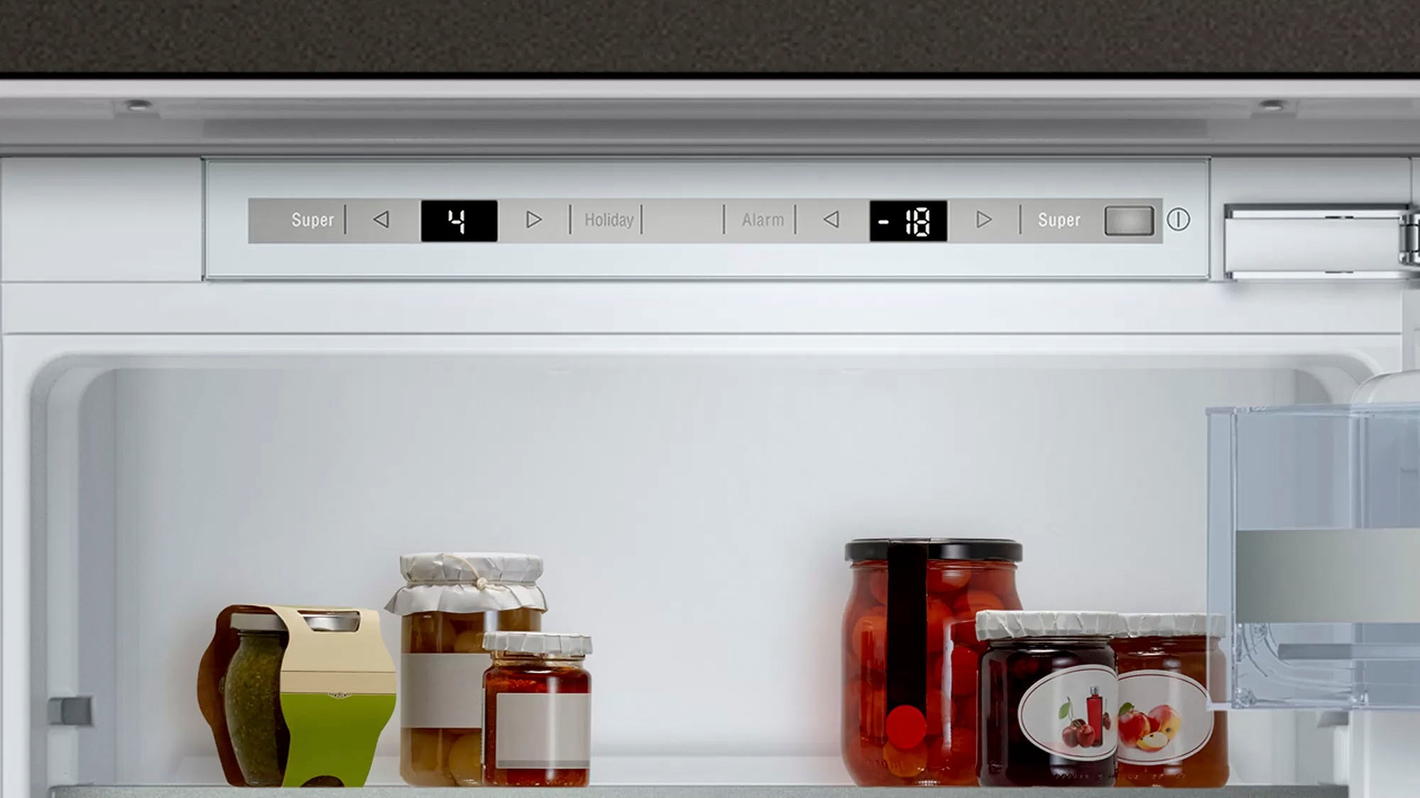 NEFF Einbaukühlgefrierkombination N 70 »KI6863FE0«, Fresh Safe 2: Frischeschublade für die ideale Lagerung von Obst&Gemüse