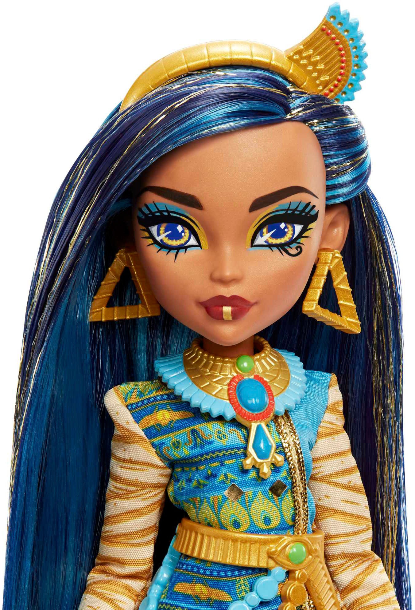 Mattel® Anziehpuppe »Monster High, Cleo de Nile mit Hund«