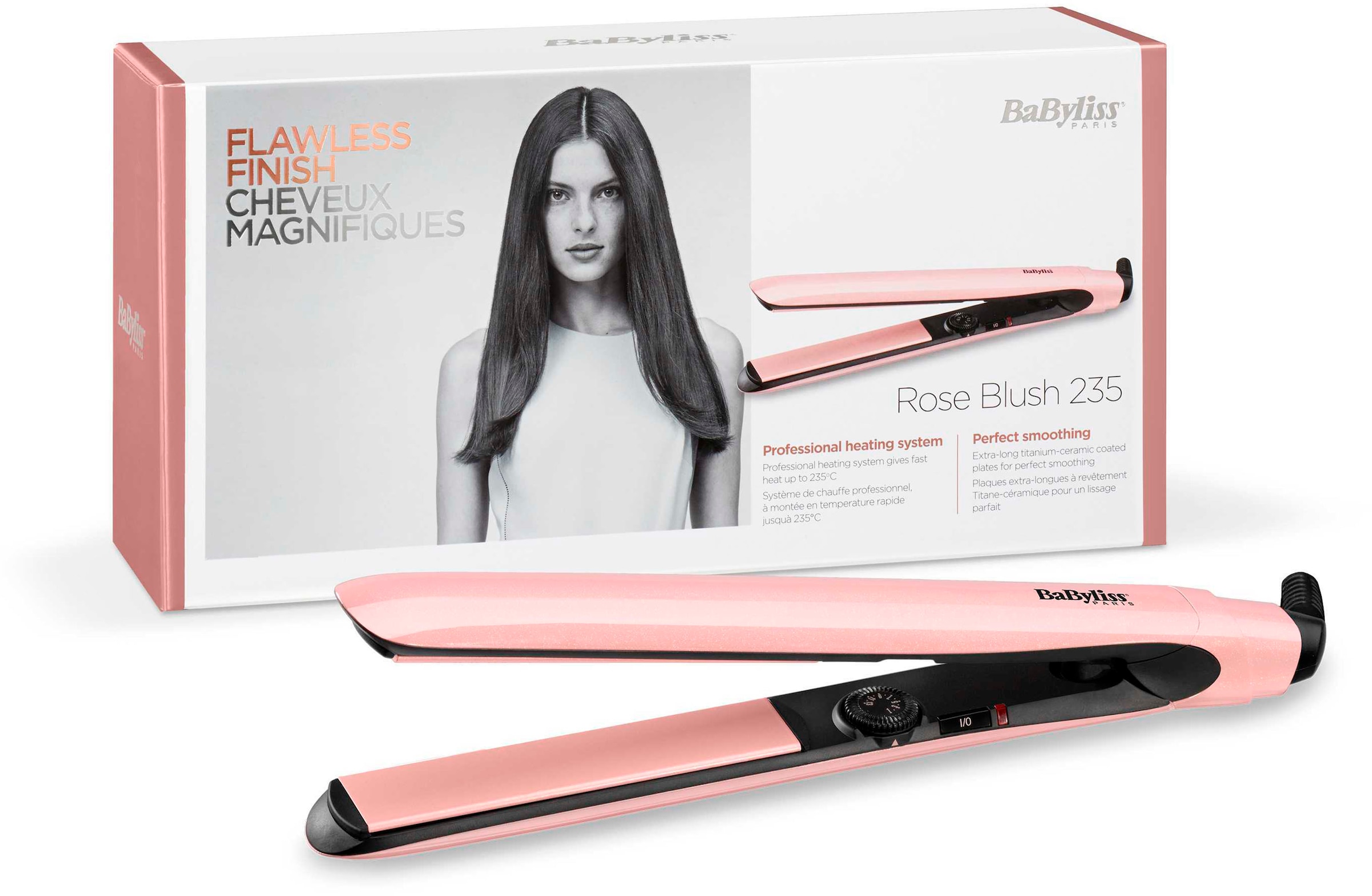 BaByliss Glätteisen »Rose Blush 235«