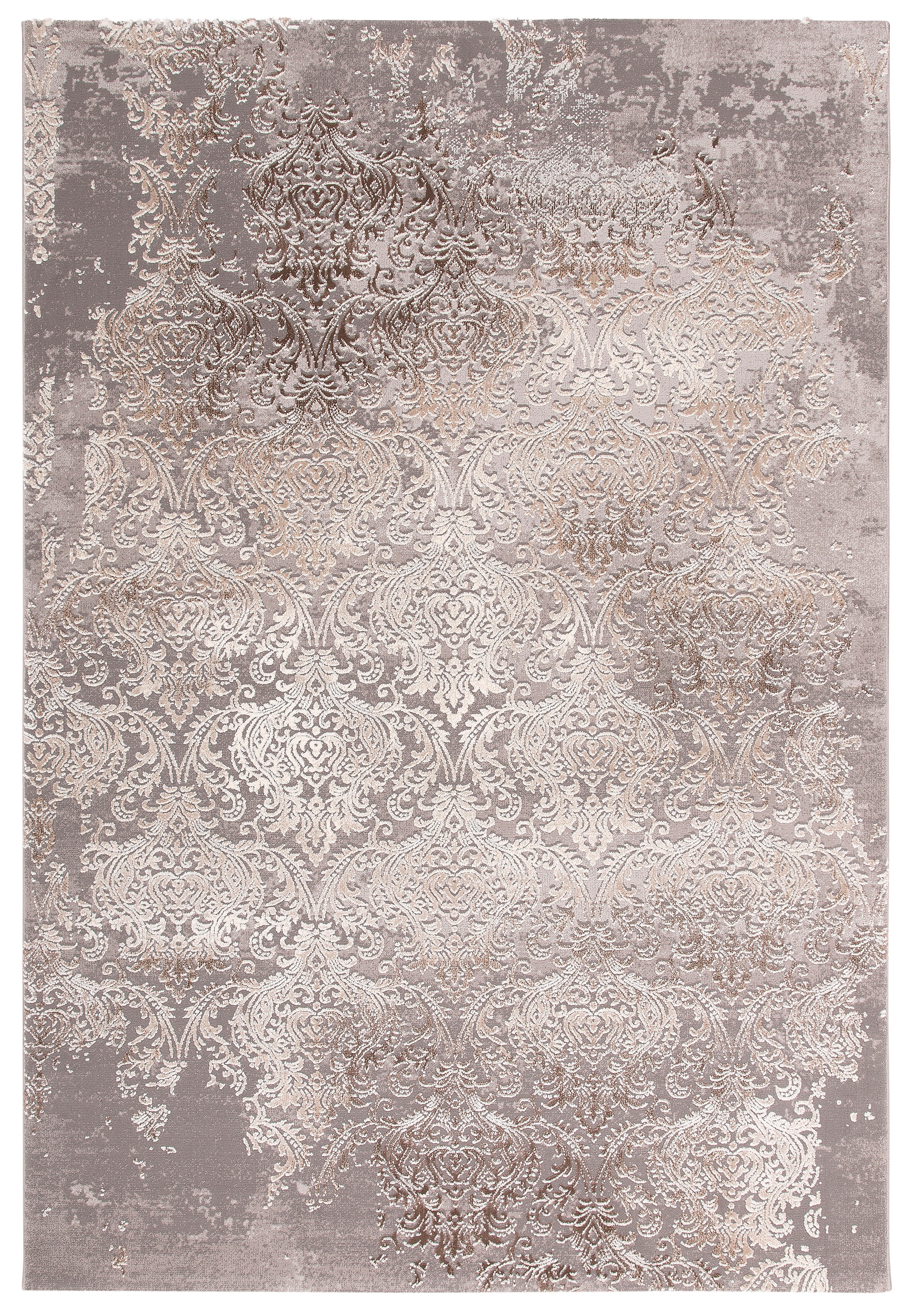 Leonique Teppich »Alisa«, rechteckig, 12 mm Höhe, Hoch-Tief-Effekt, Vintage, florale Ornamente, Kurzflor
