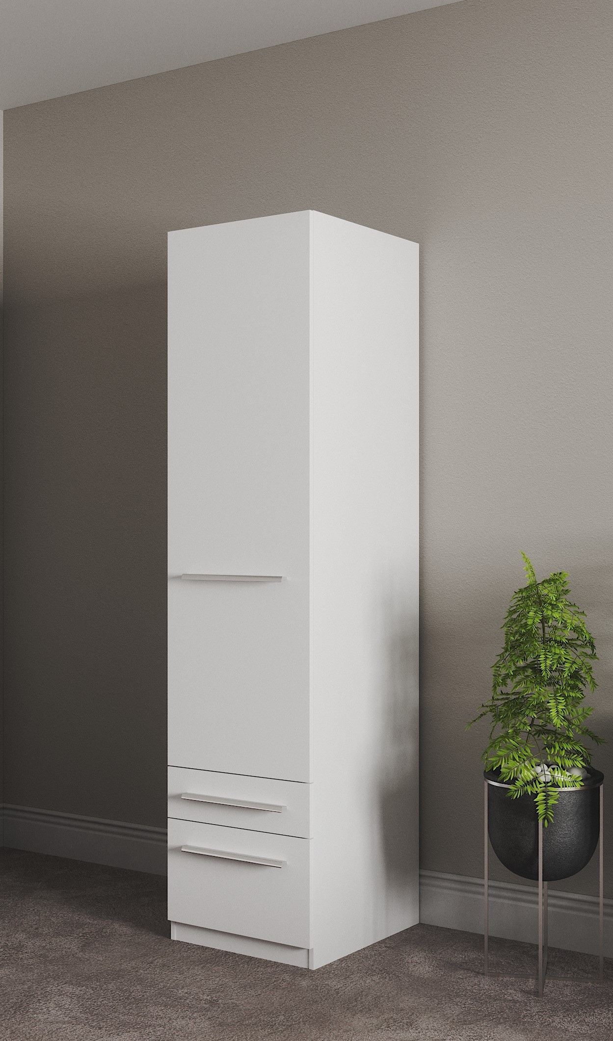 priess Kleiderschrank »Schrank Garderobe Wäscheschrank Barcelona in 5 Breiten«, viel Stauraum, geräumige Schubkästen, mit Spiegel, MADE IN GERMANY