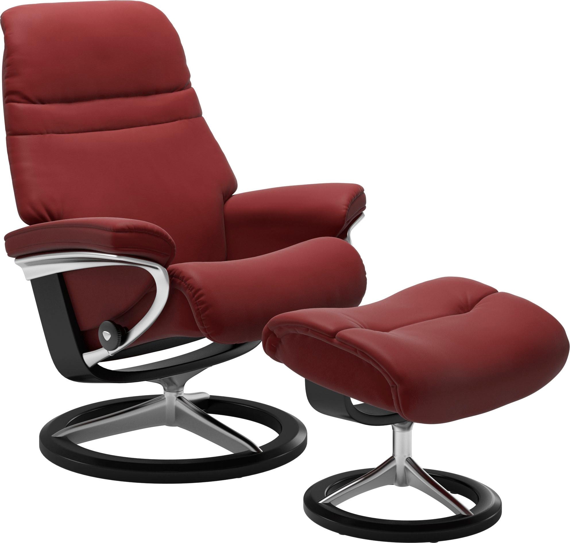 Stressless® Relaxsessel »Sunrise«, (Set, Relaxsessel mit Hocker), mit Signature Base, Größe L,...