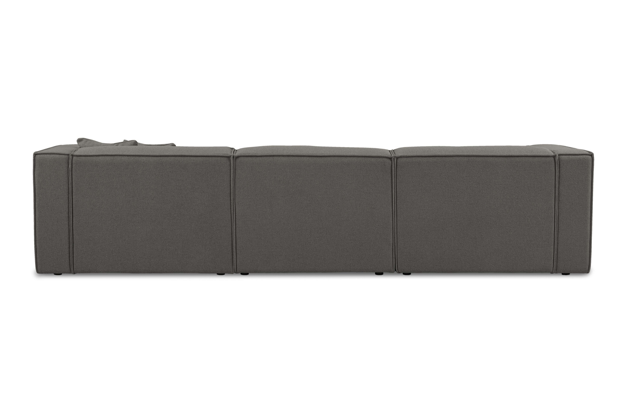 OTTO home Ecksofa »Tammie«, Breite 312 cm, Webstoff fein, bodentief, mit Wellenunterfederung