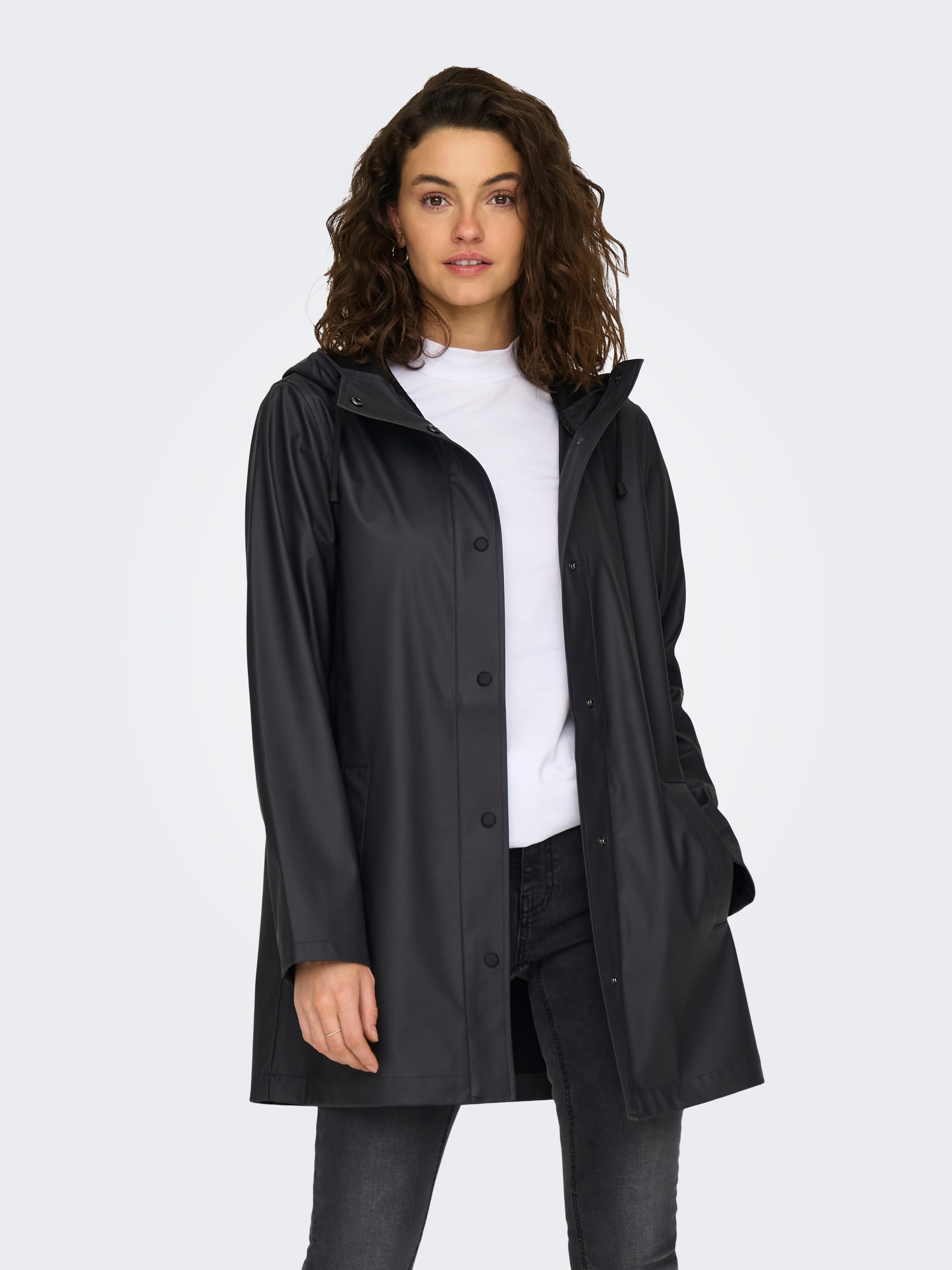 ONLY Regenmantel »ONLNEWELLEN RAINCOAT CC OTW«