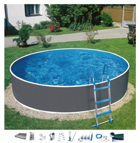 MyPool Rundpool »Standard«, (Set), 10-tlg., ØxH: 360x110 cm