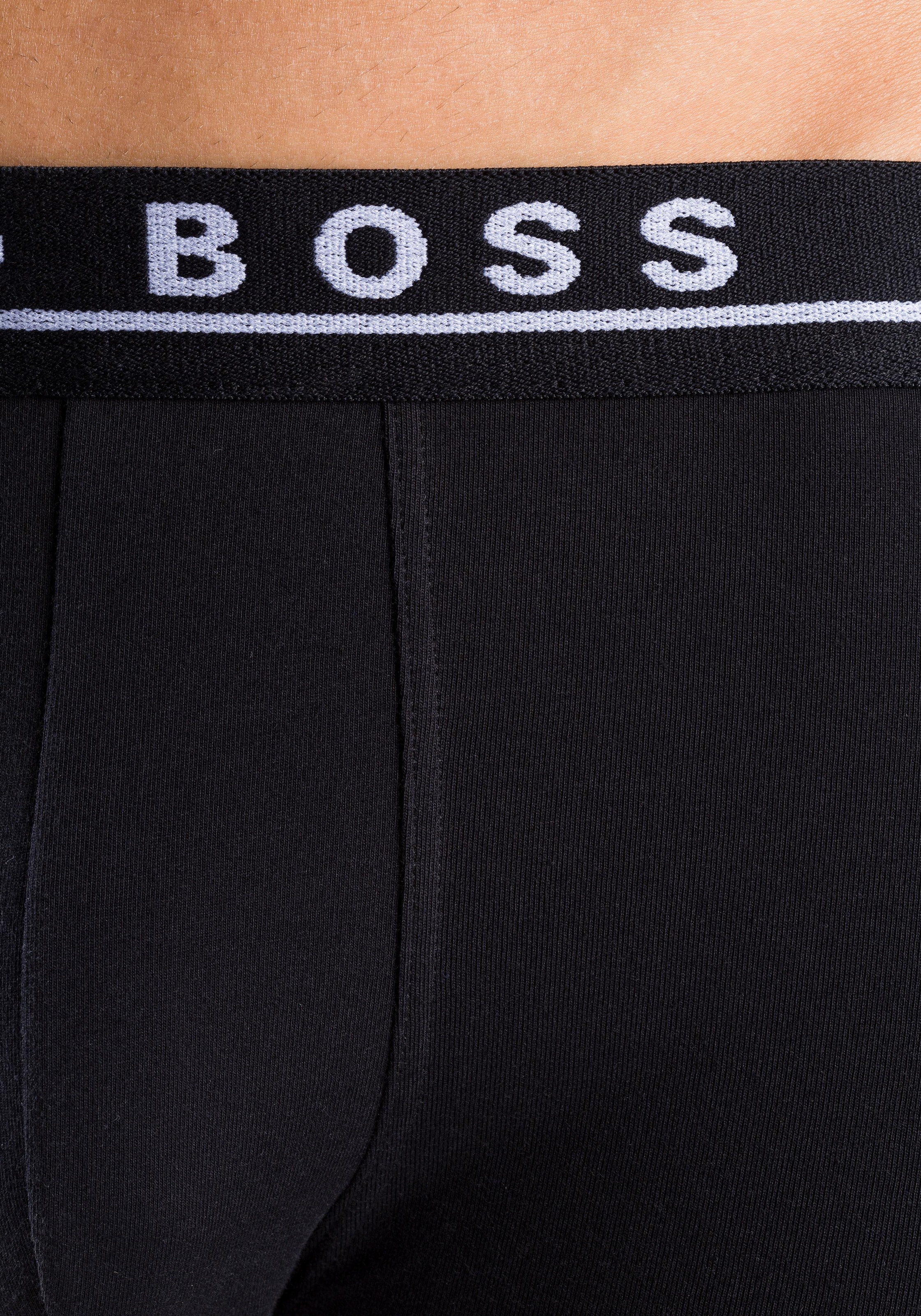 BOSS Boxer »TRUNK 3 PACK«, (3 St.), BOSS Schriftzug auf dem Bund